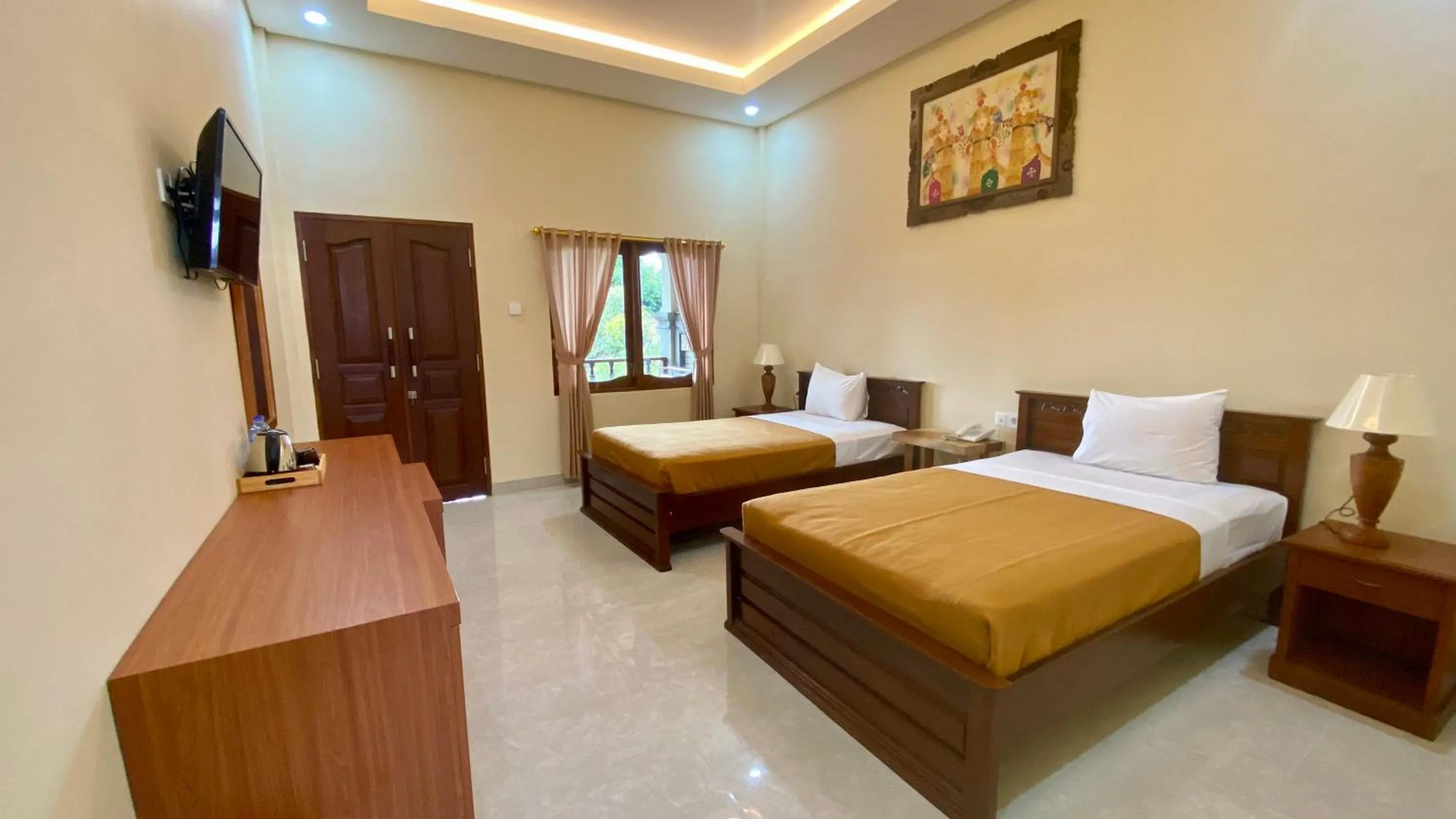 Bedroom, Bed in Bali Sandy Resort