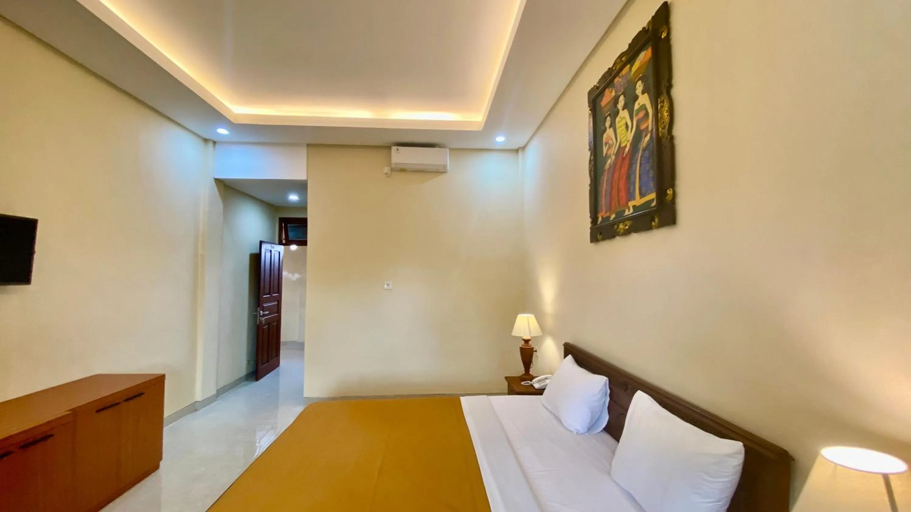 Bed in Bali Sandy Resort