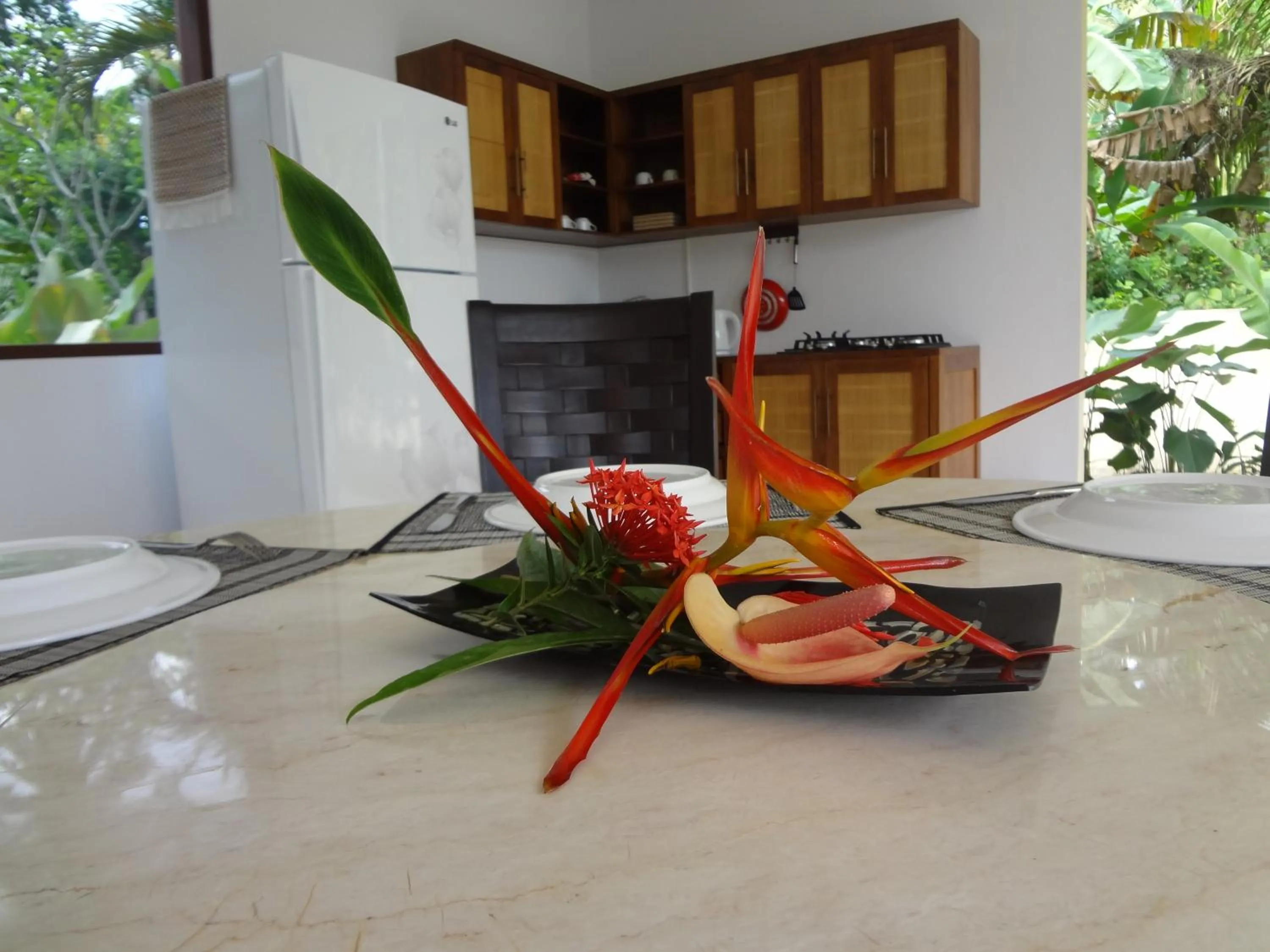 Kitchen or kitchenette in Orlowsky Discovery Candidasa Hotel