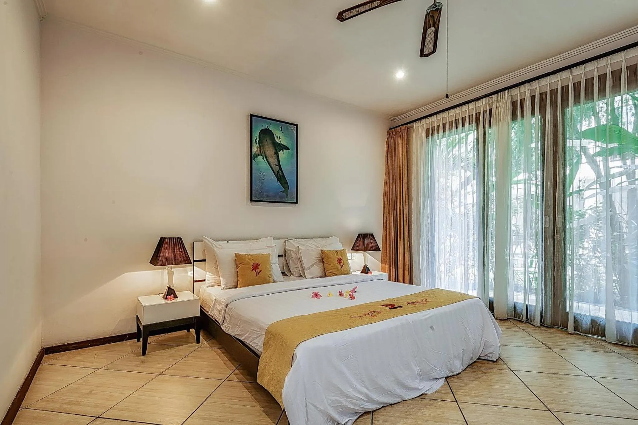 Bed in Orlowsky Discovery Candidasa Hotel