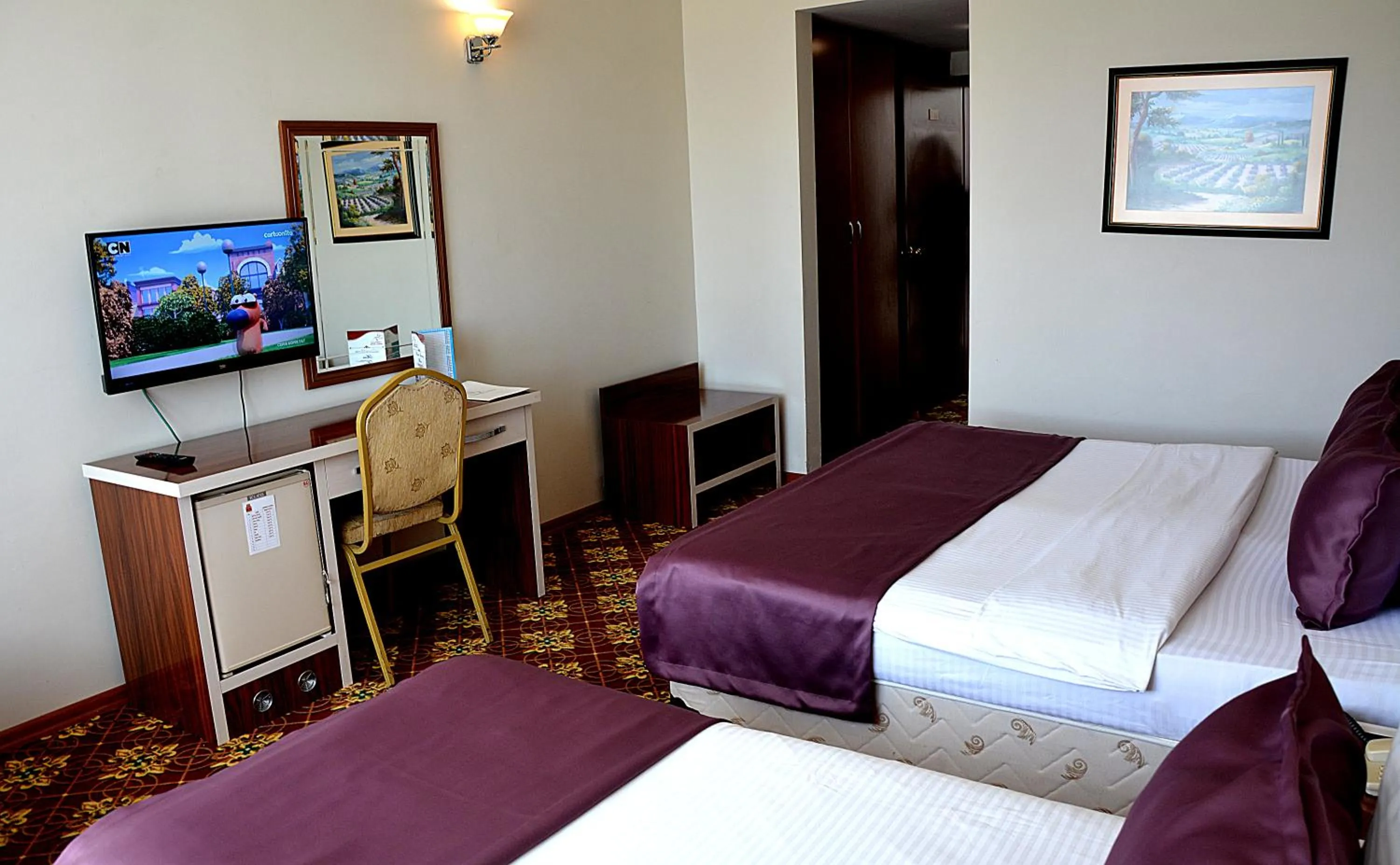 Bed in GARDEN KALE THERMAL HOTEL