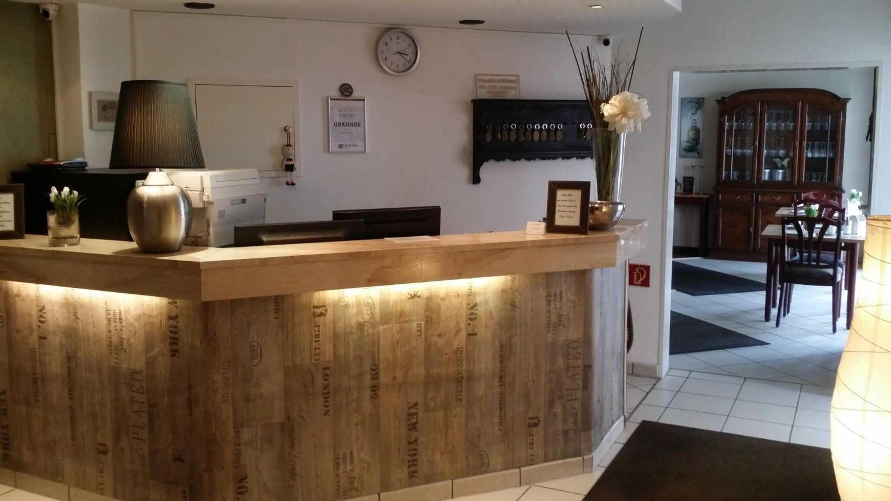 Lobby or reception in Hotel am Stadion