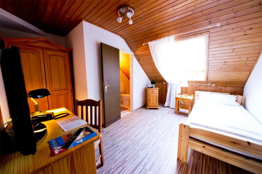 Photo of the whole room, Bed in Hotel am Stadion