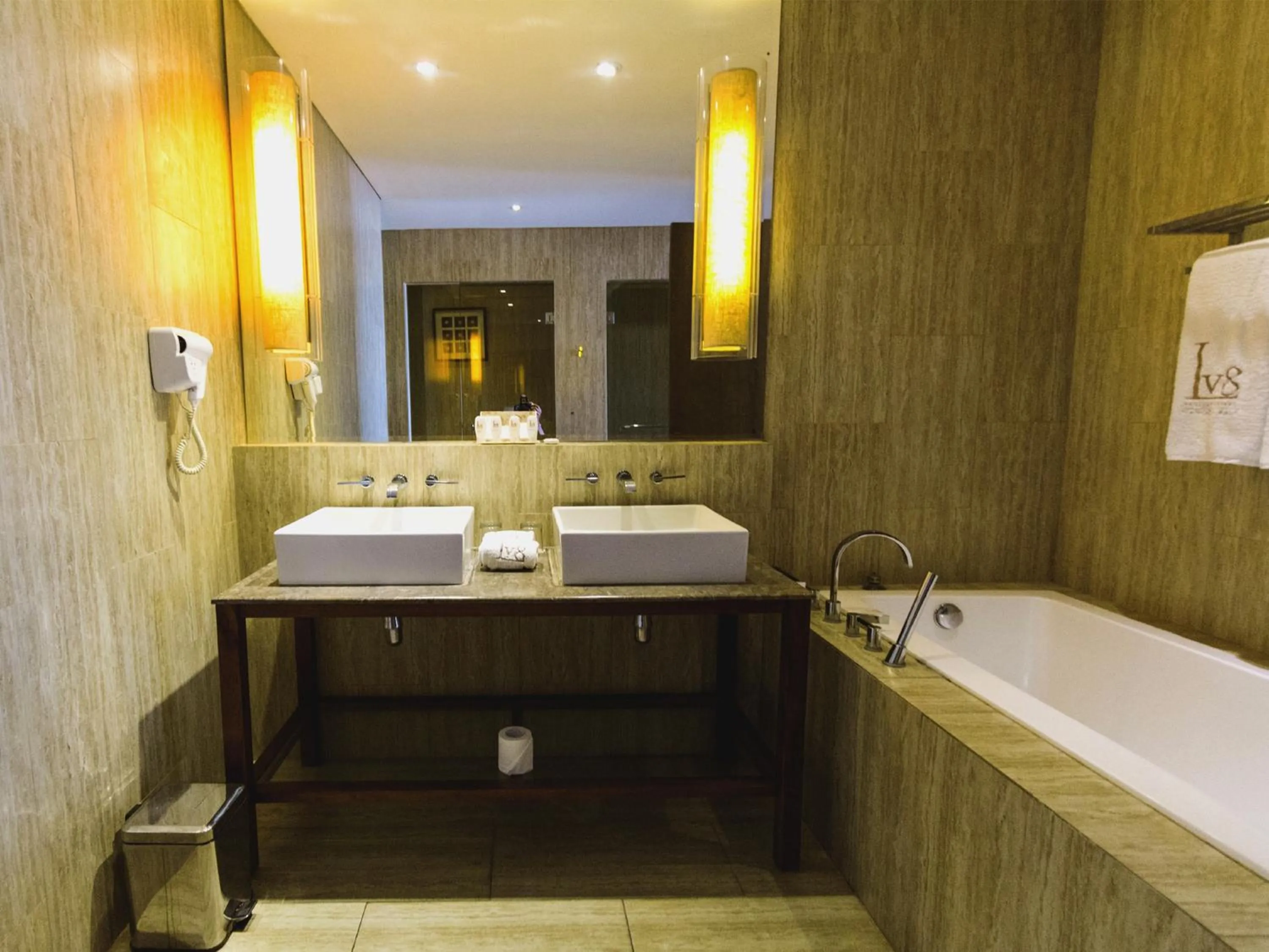 Shower in Lv8 Resort Hotel