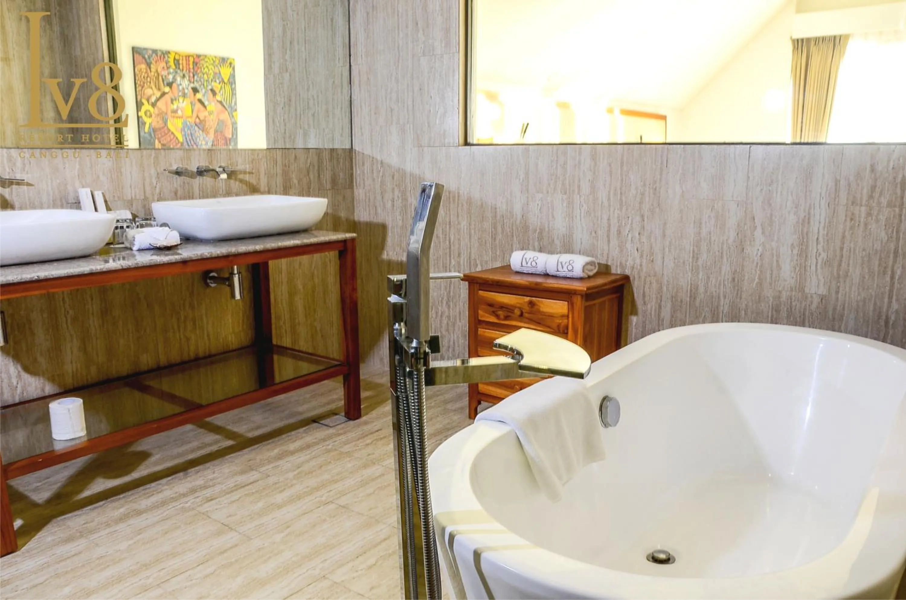 Bathroom in Lv8 Resort Hotel