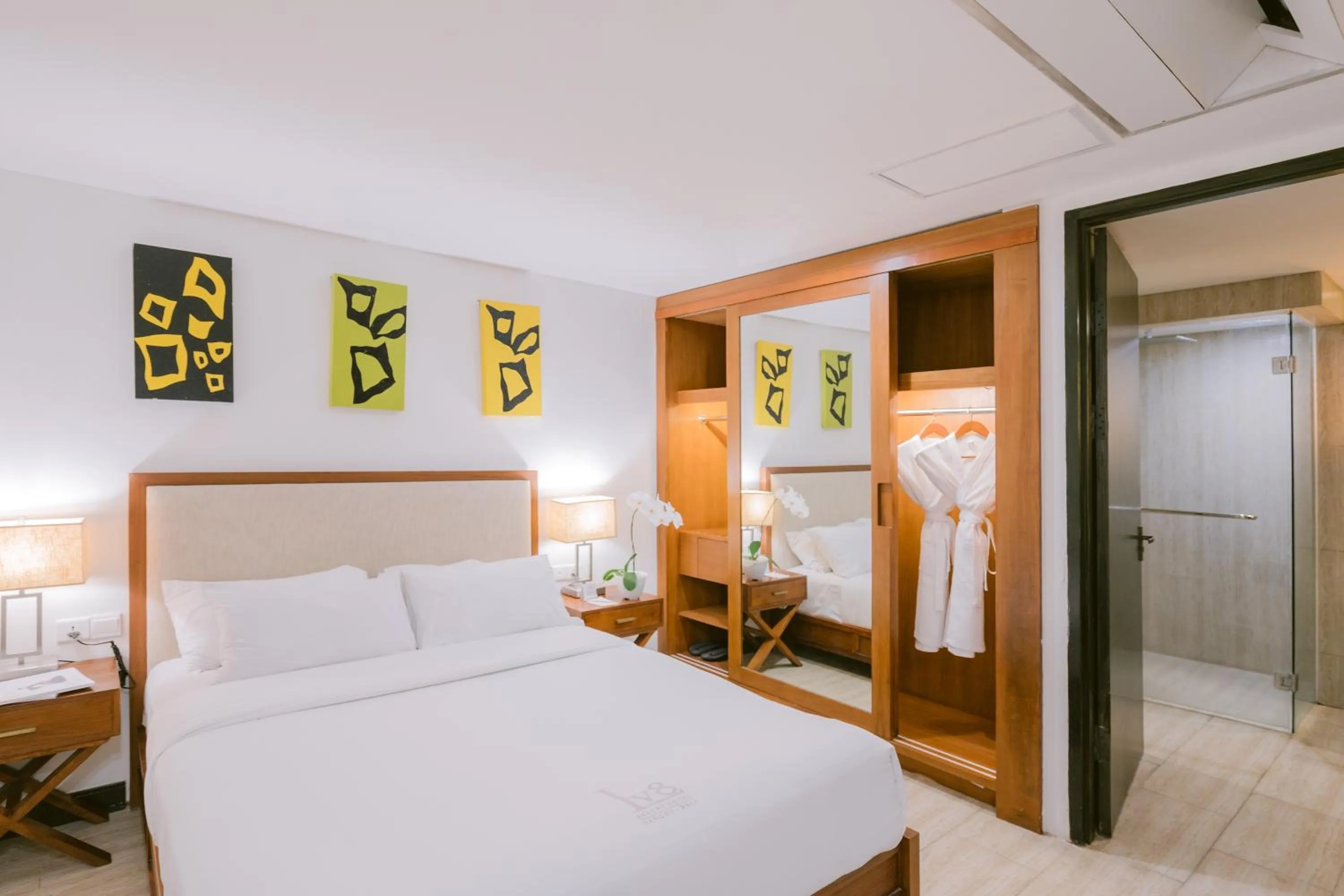 Property building, Bed in Lv8 Resort Hotel