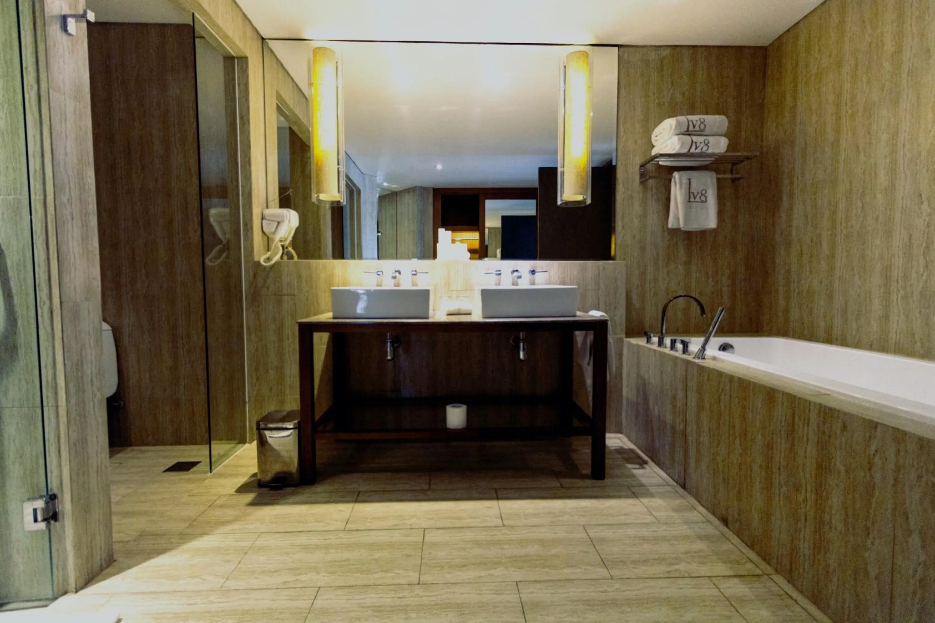 Shower in Lv8 Resort Hotel