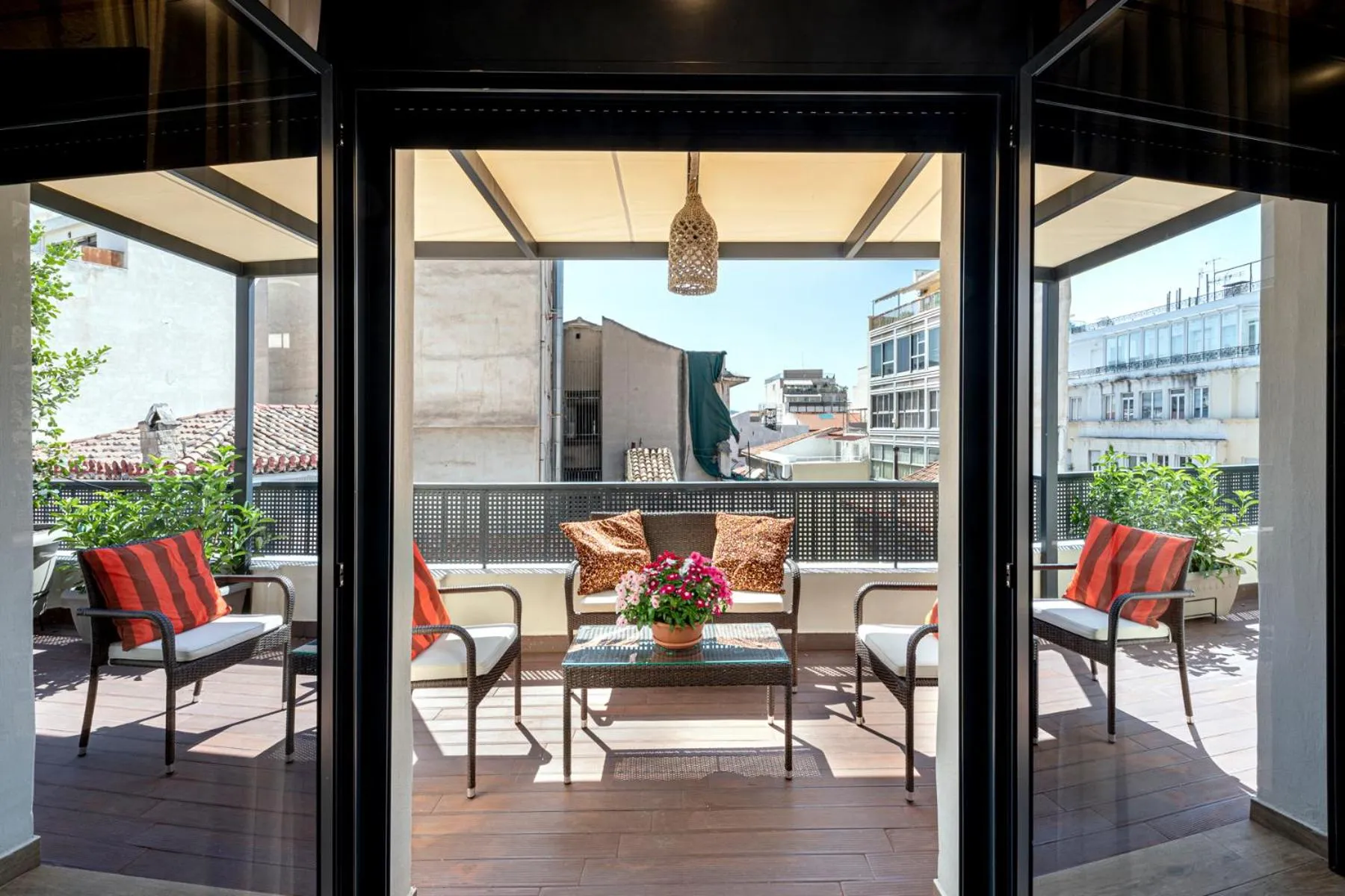 Balcony/Terrace in Athens Manor Houses