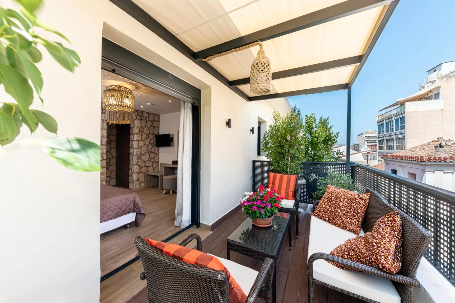 Balcony/Terrace in Athens Manor Houses