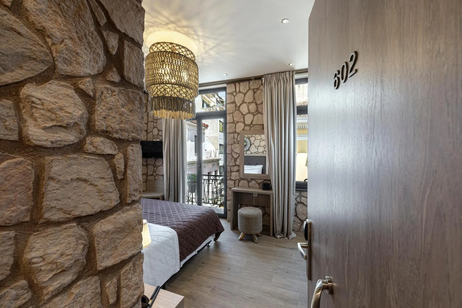 Bedroom, Bed in Athens Manor Houses