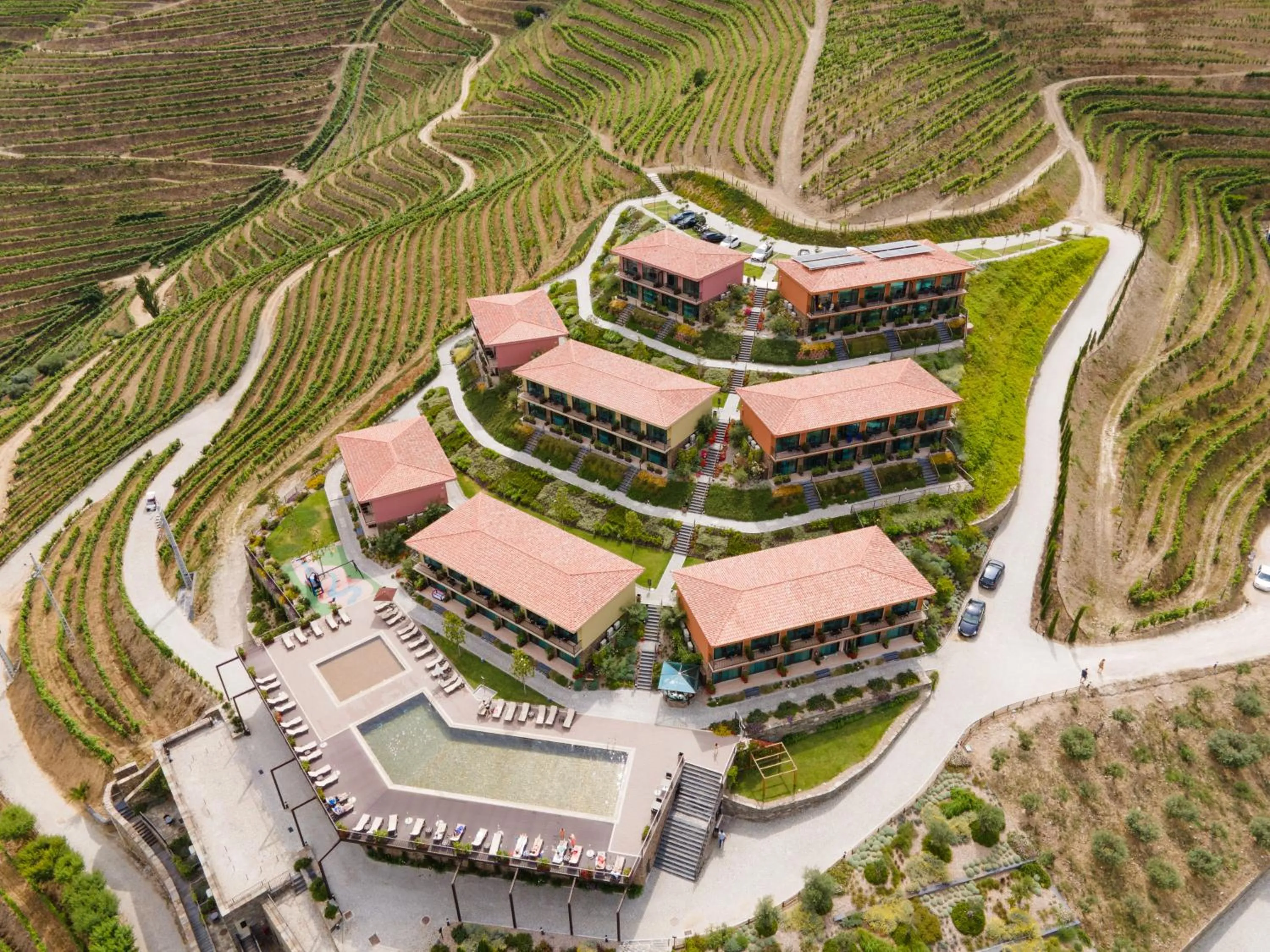 Bird's eye view in Vila Gale Douro Vineyards