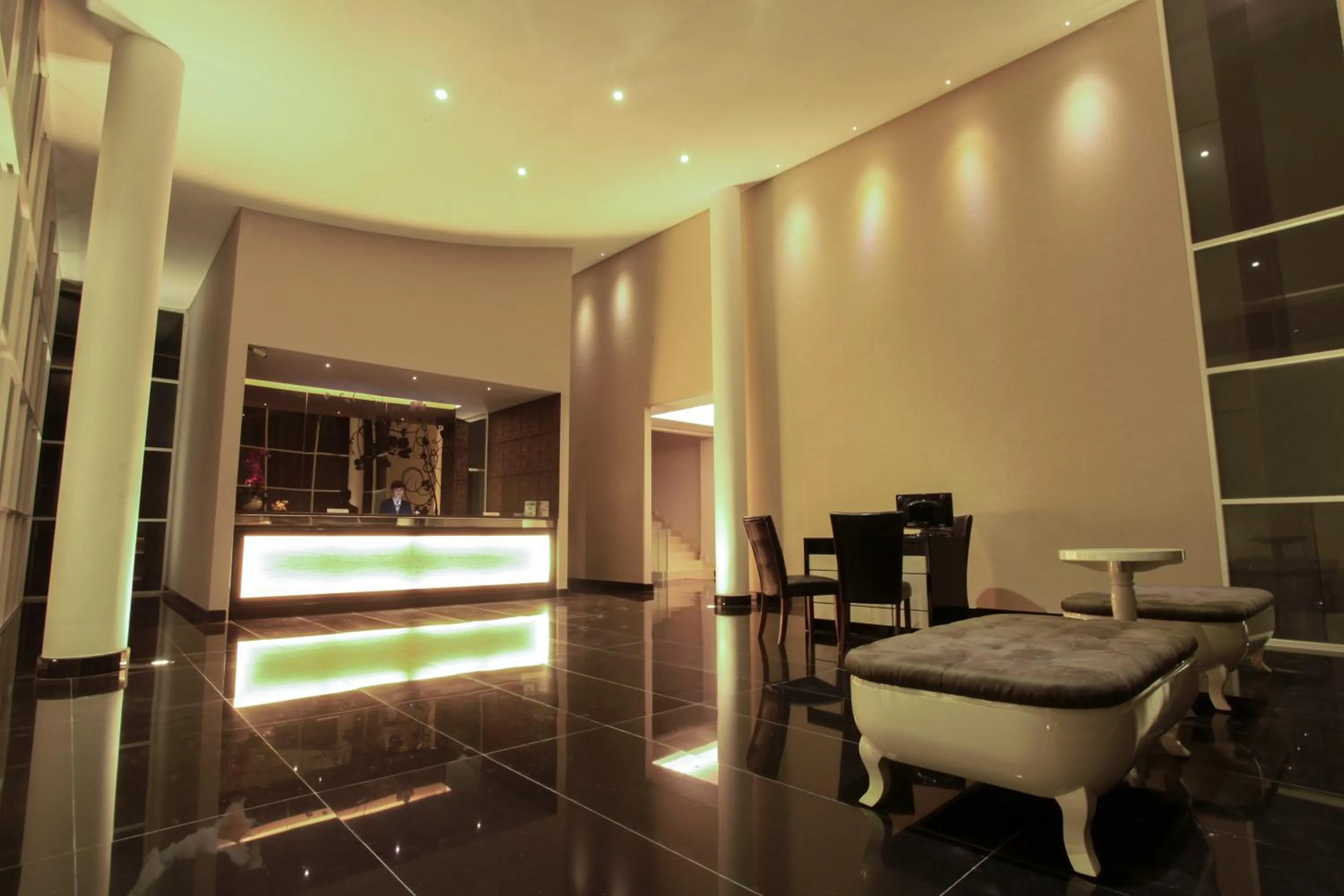 Lobby or reception in Grand Kecubung Hotel