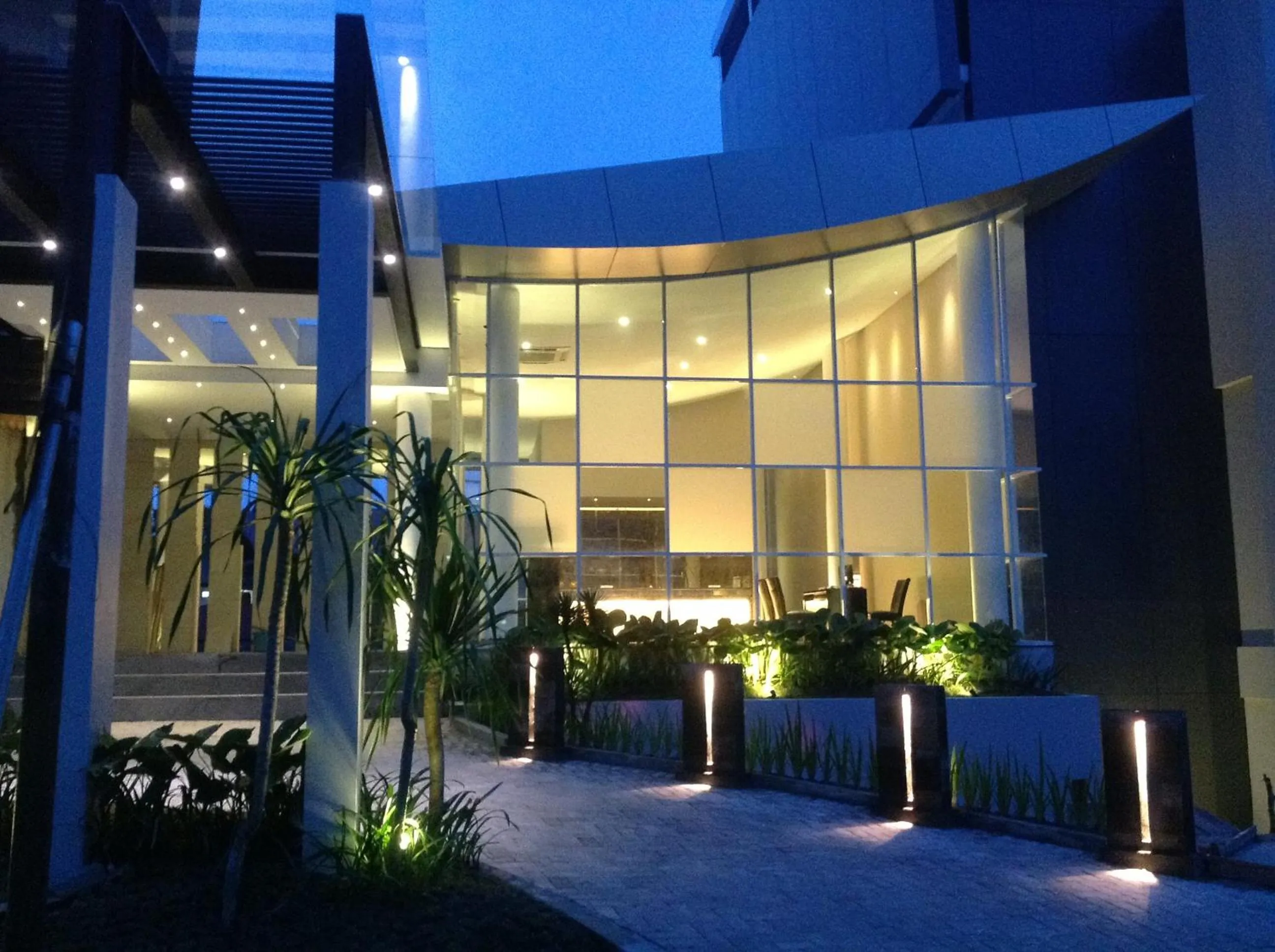 Facade/entrance in Grand Kecubung Hotel