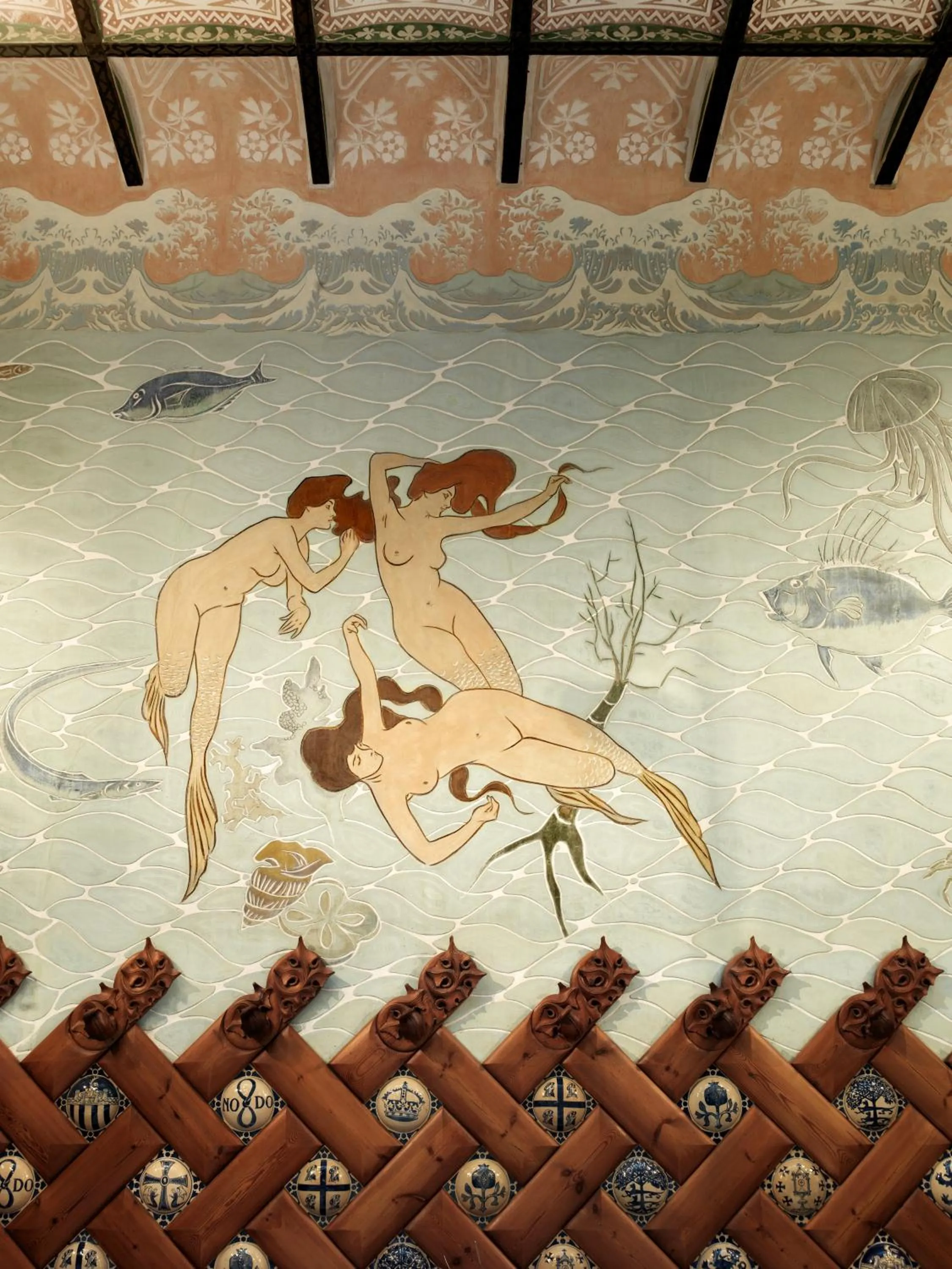 Decorative detail in Hotel España Ramblas