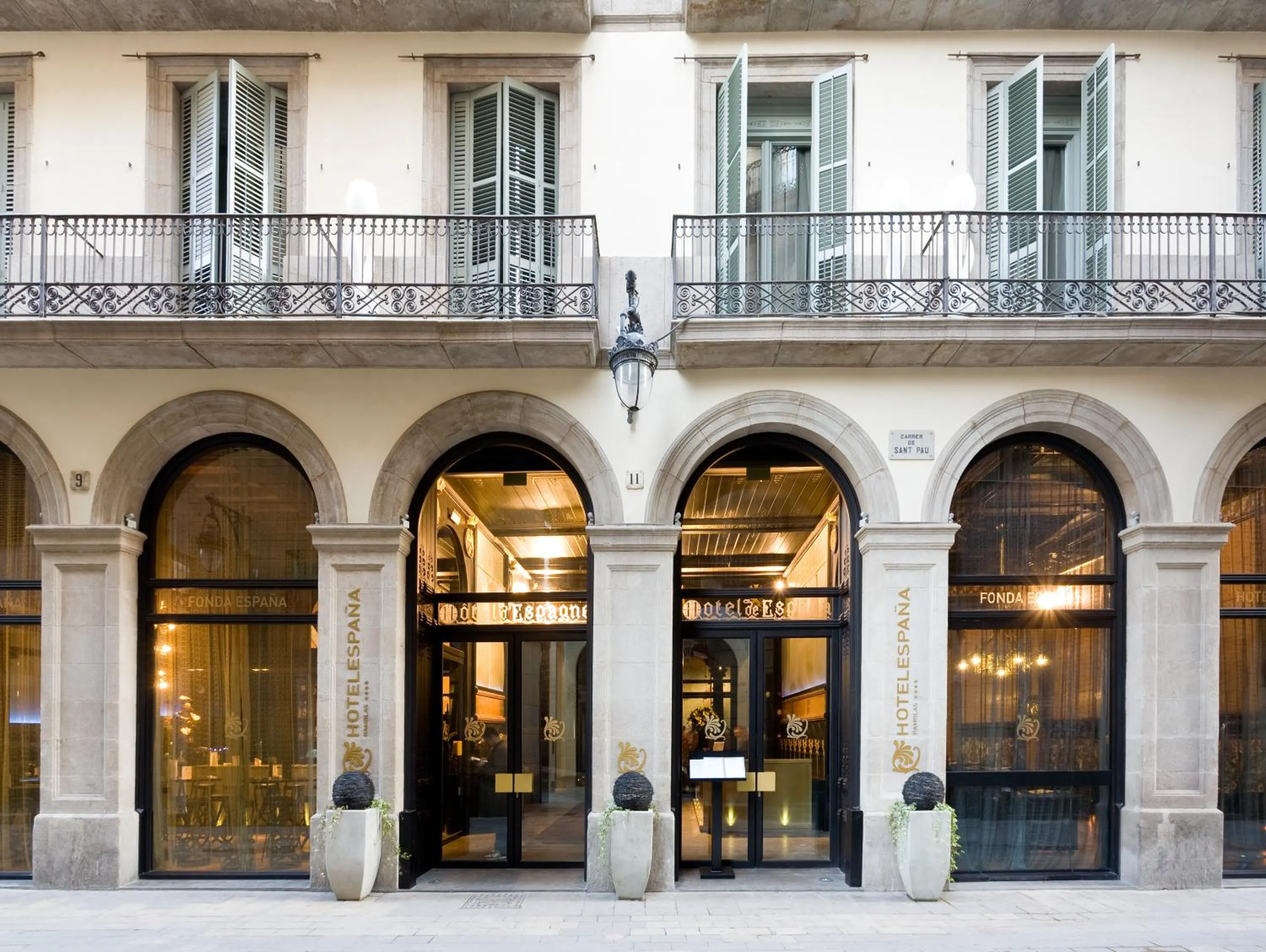 Facade/entrance in Hotel España Ramblas