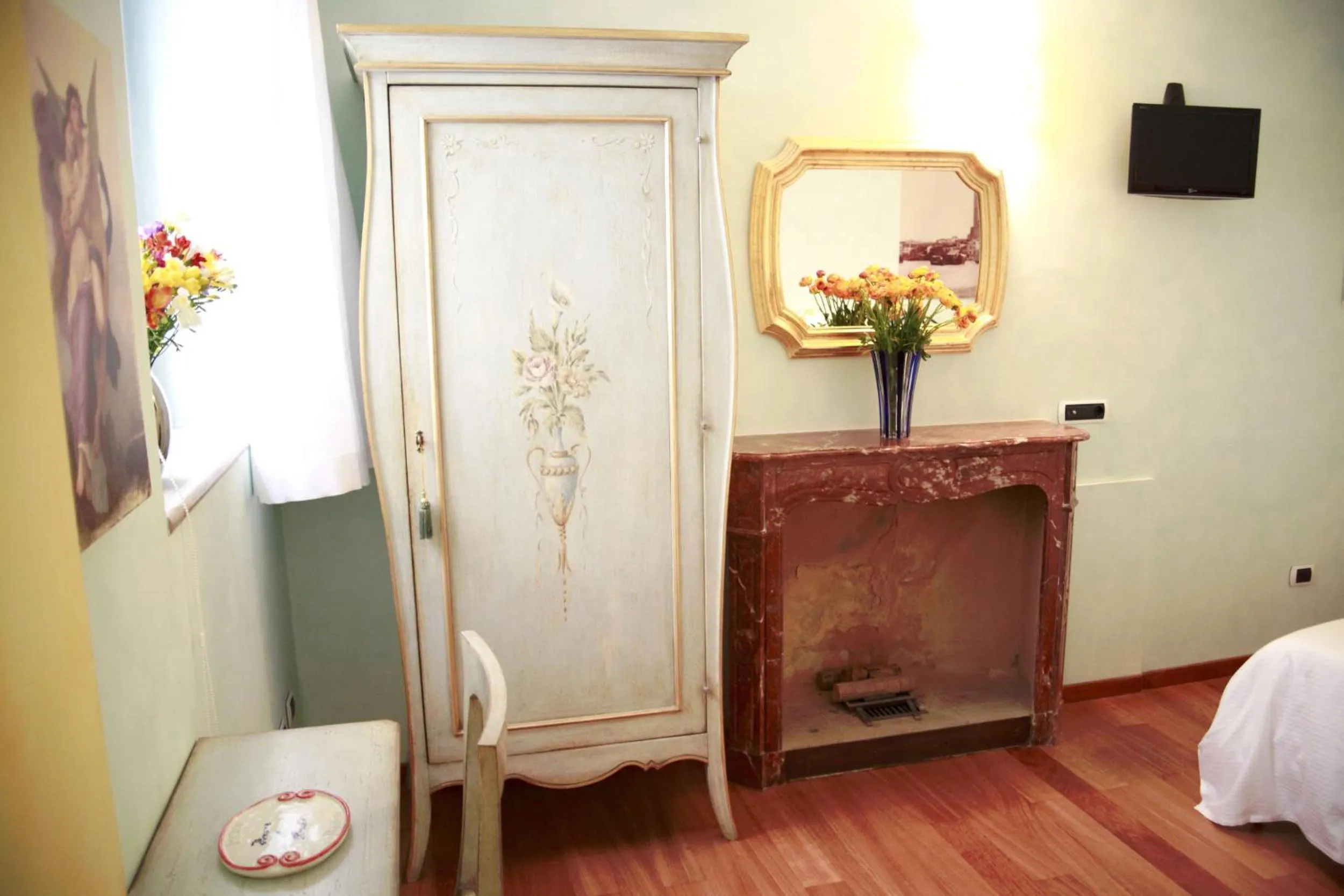 Decorative detail, Bed in Relais Ristori