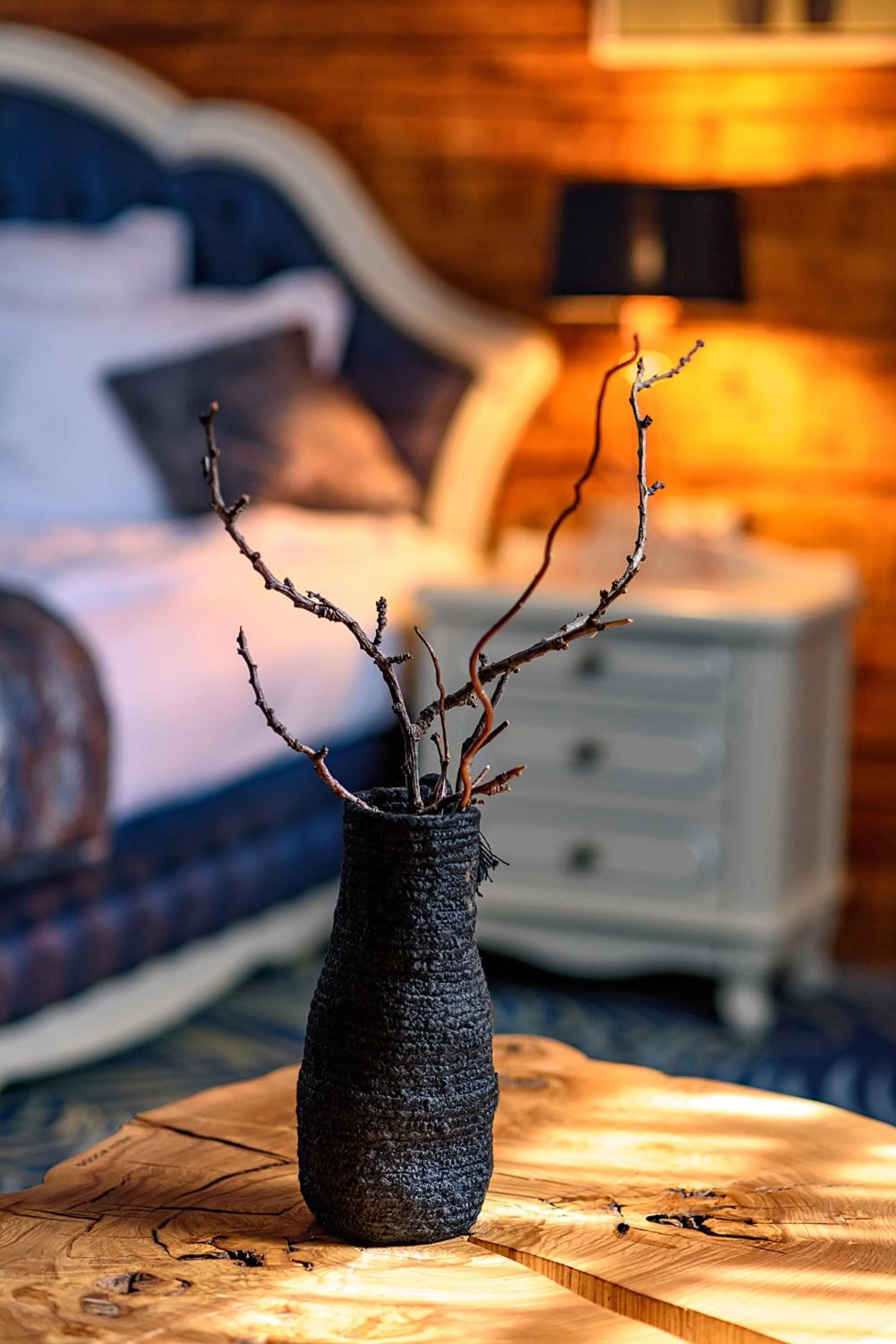 Decorative detail, Bed in ART Hotel