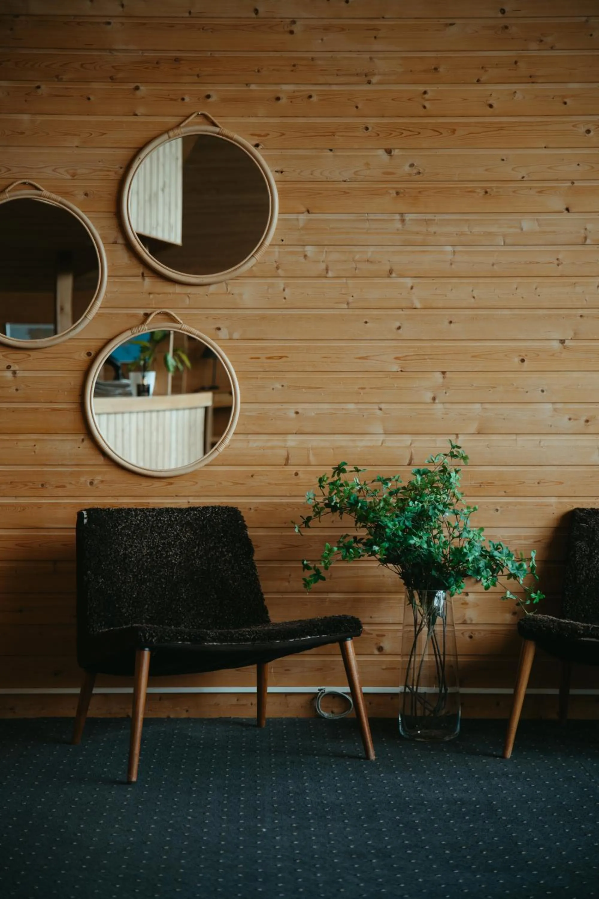 Seating area in Hotel Vík í Mýrdal