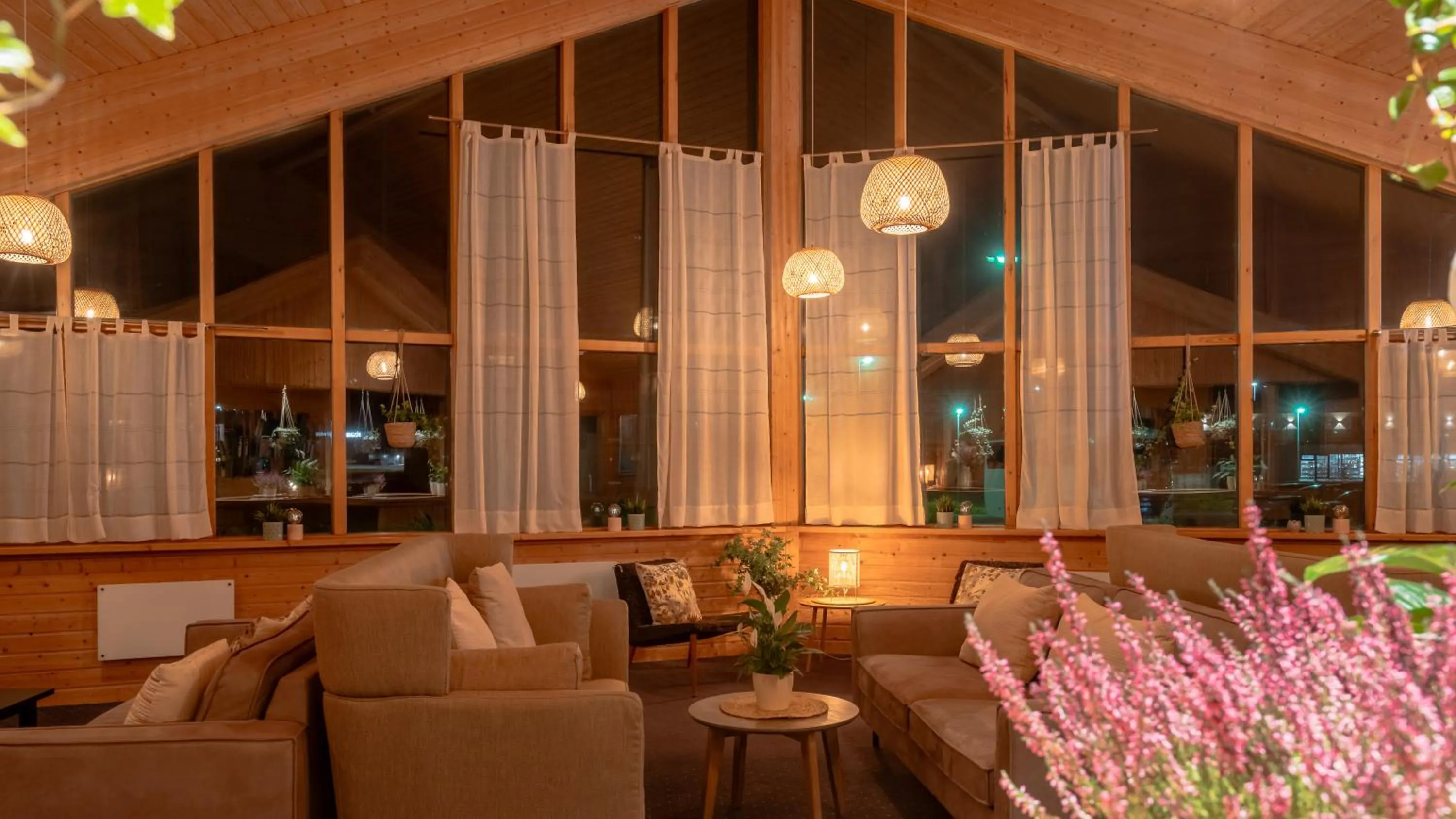 Seating area in Hotel Vík í Mýrdal