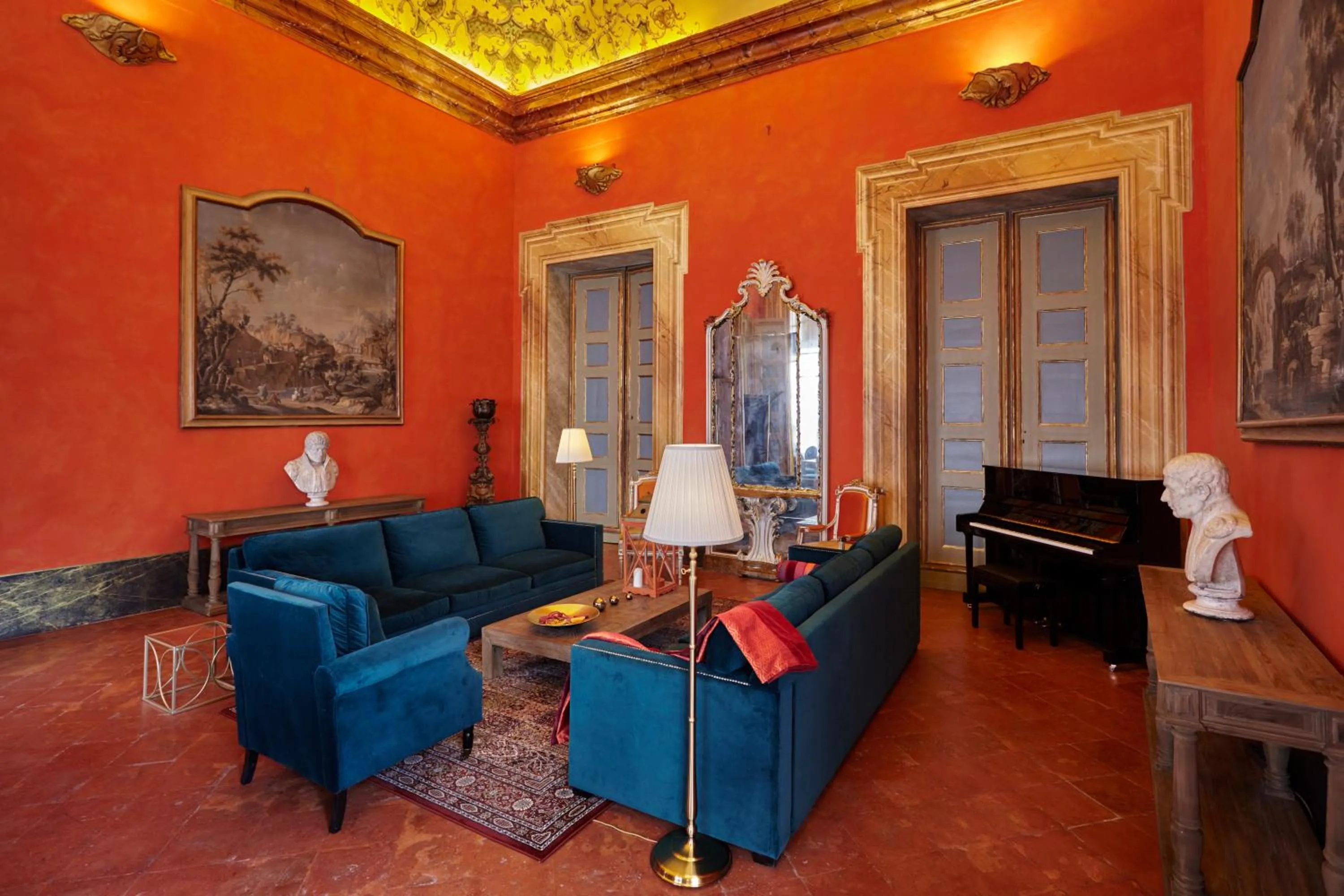 Communal lounge/ TV room in Palazzo di Alcina - Residenza d'Epoca - Luxury Rooms -