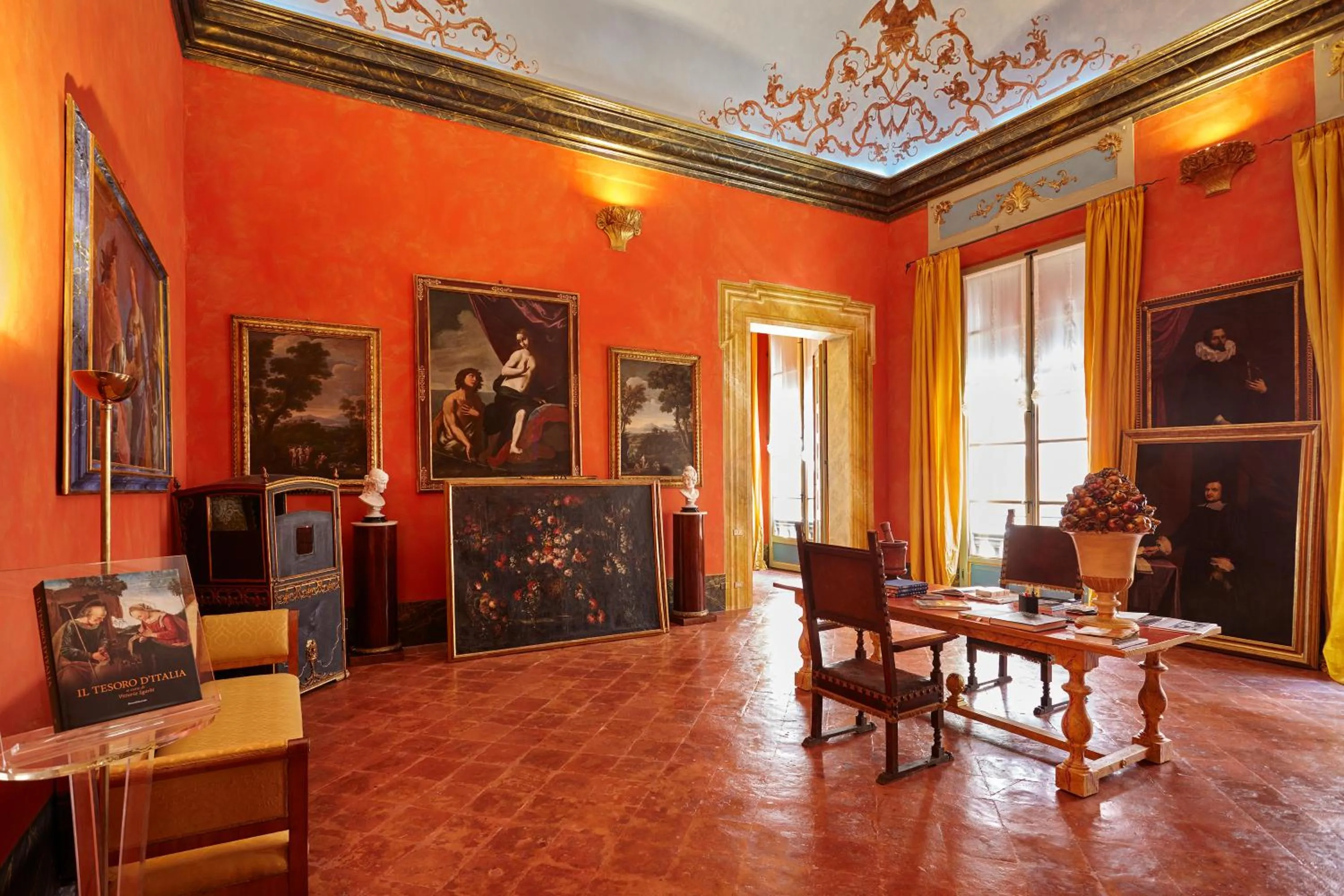 Communal lounge/ TV room in Palazzo di Alcina - Residenza d'Epoca - Luxury Rooms -