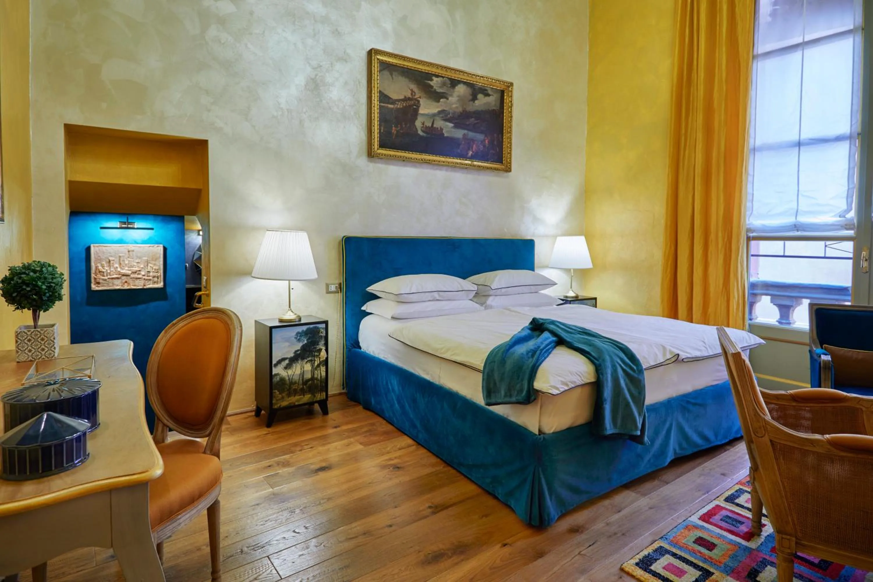 Bedroom, Bed in Palazzo di Alcina - Residenza d'Epoca - Luxury Rooms -