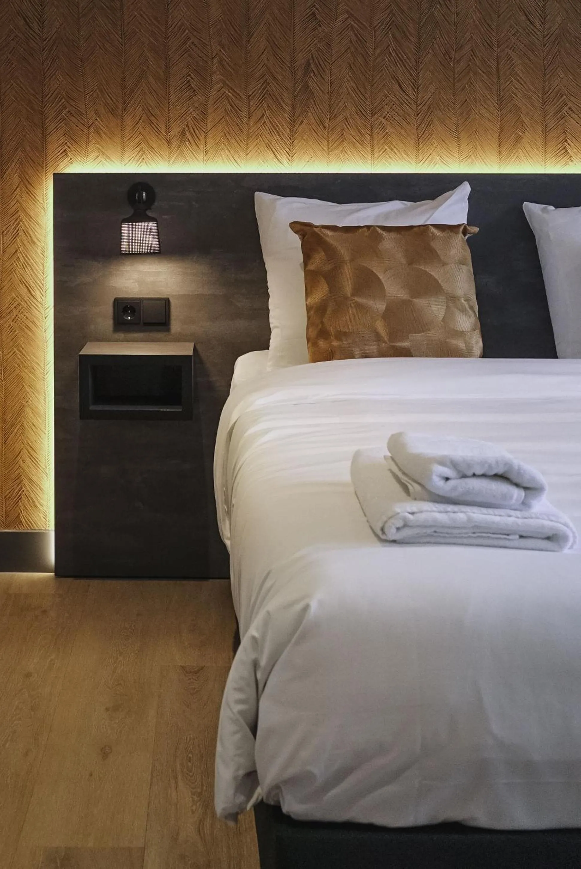 Bed in Hotel Bell