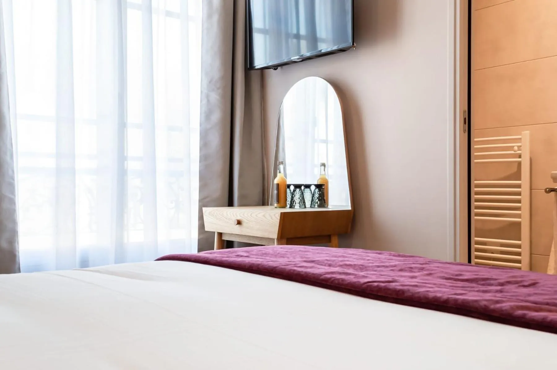 Bed in Hotel des Iris