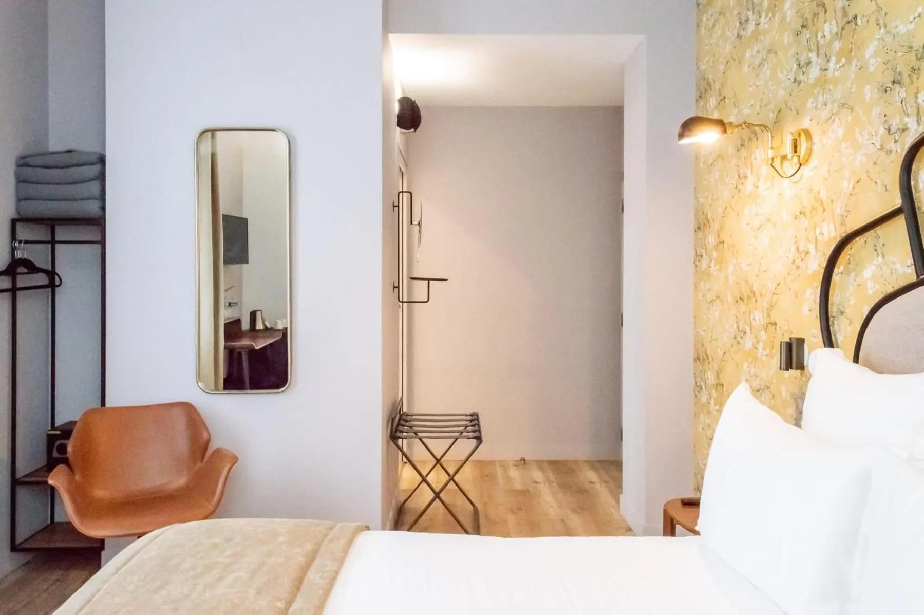 Bed in Hotel des Iris