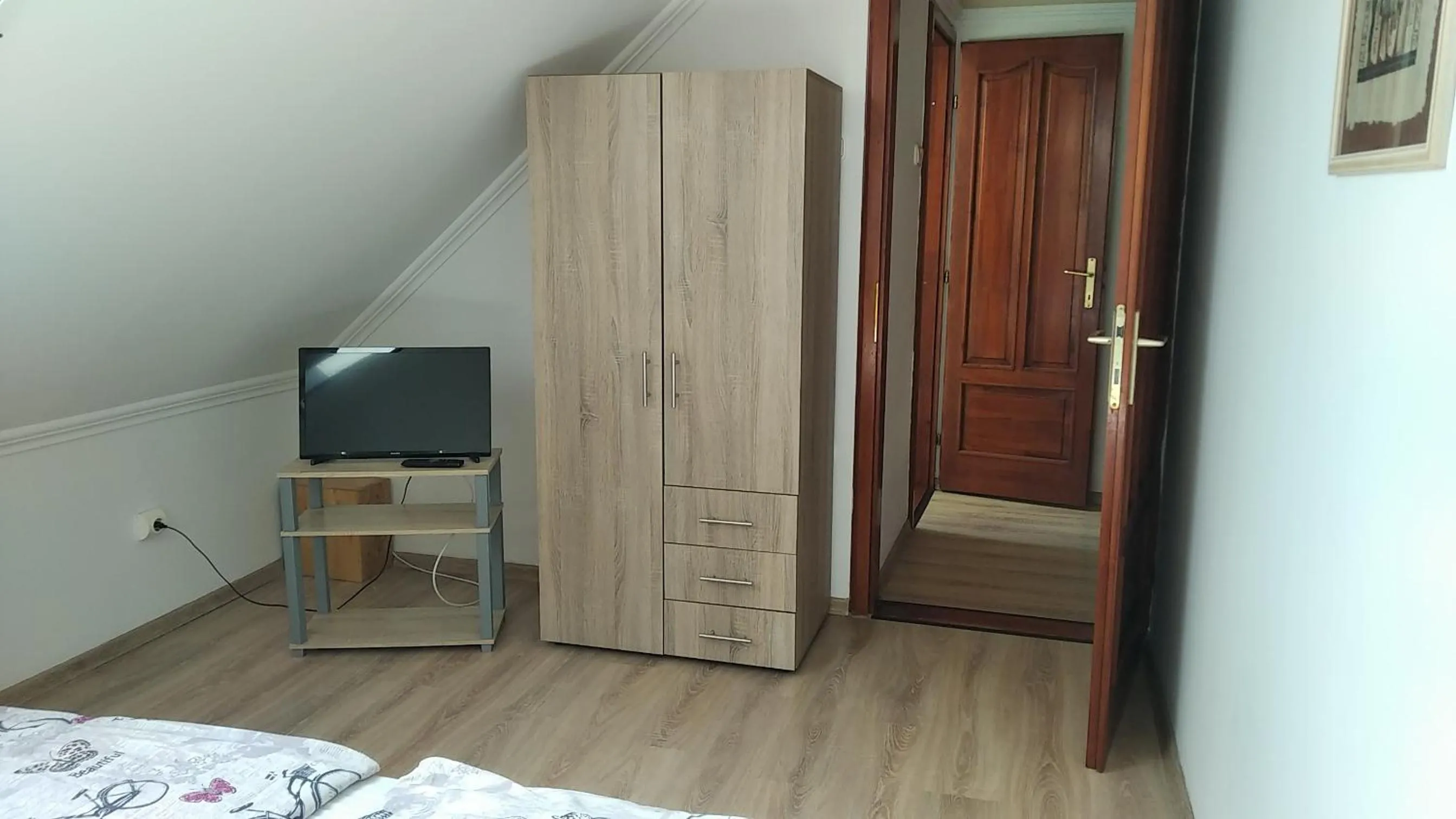 Bedroom, Bed in Hellasz Apartman