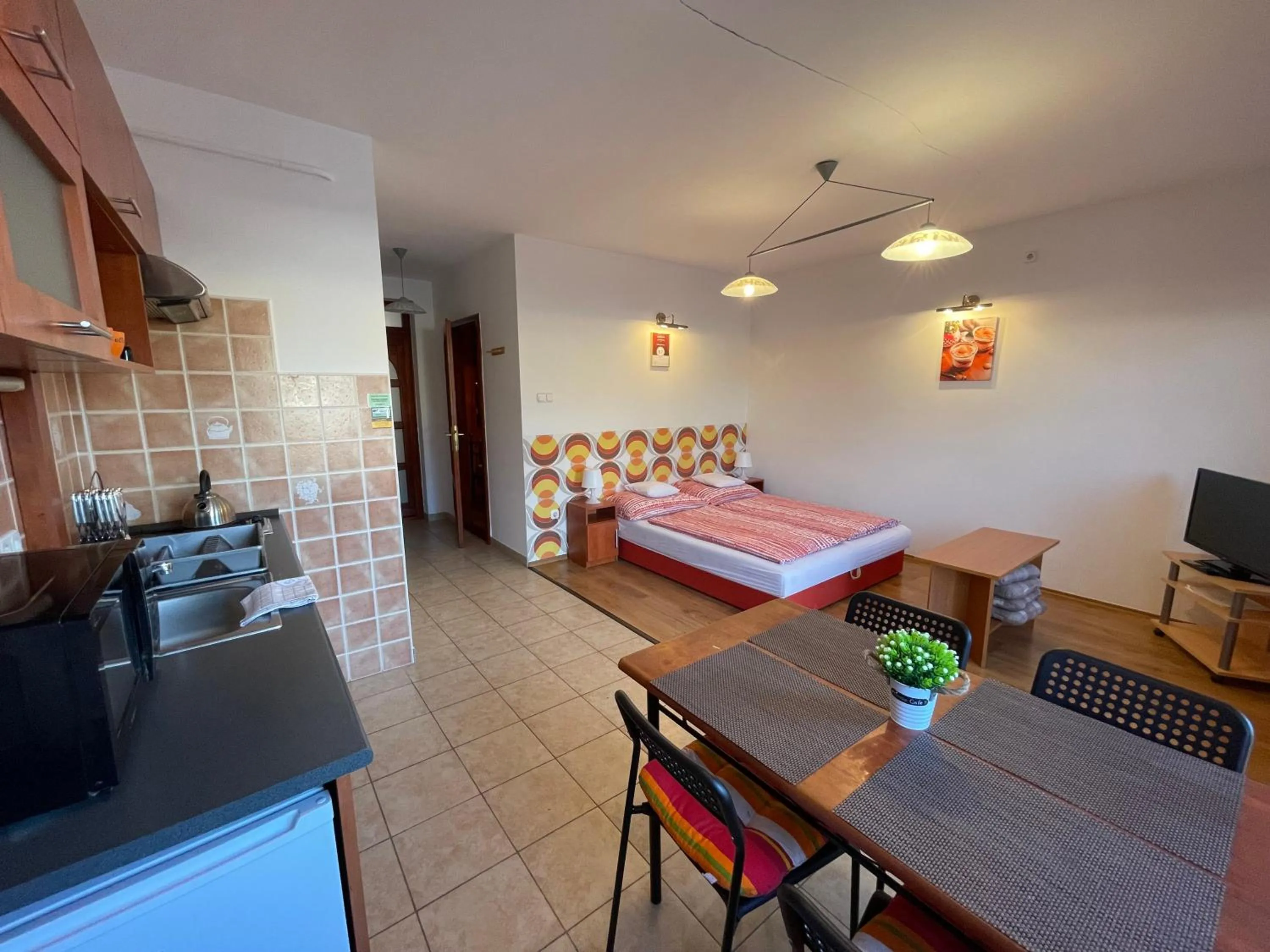 Living room, Bed in Hellasz Apartman