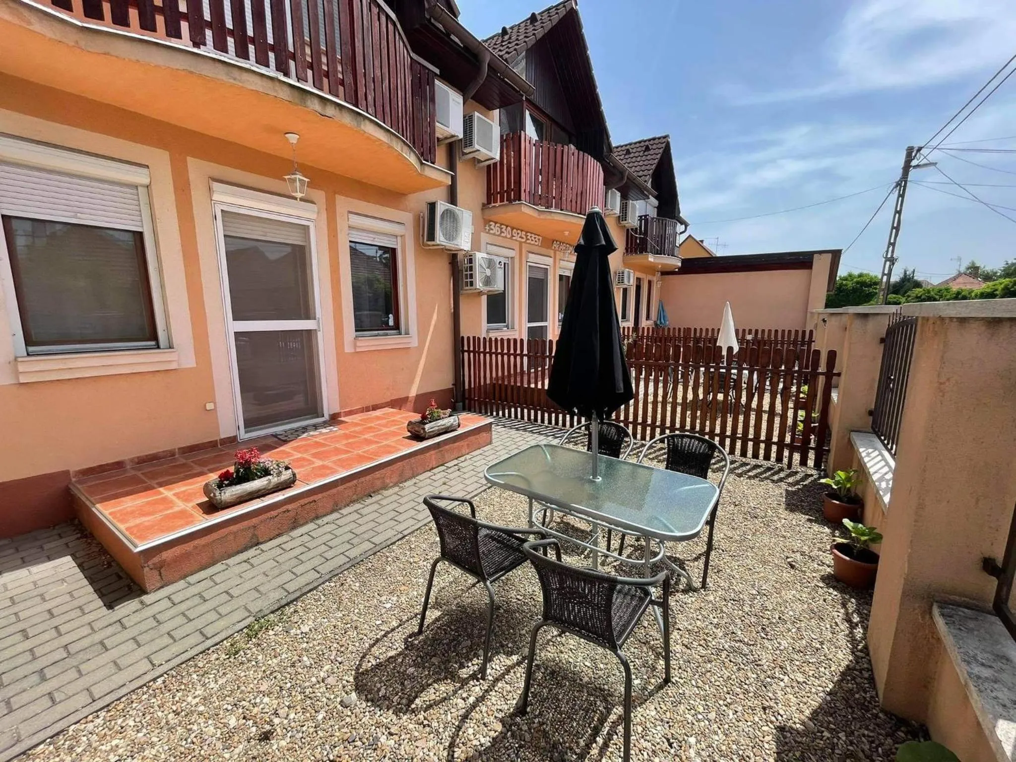 Patio in Hellasz Apartman