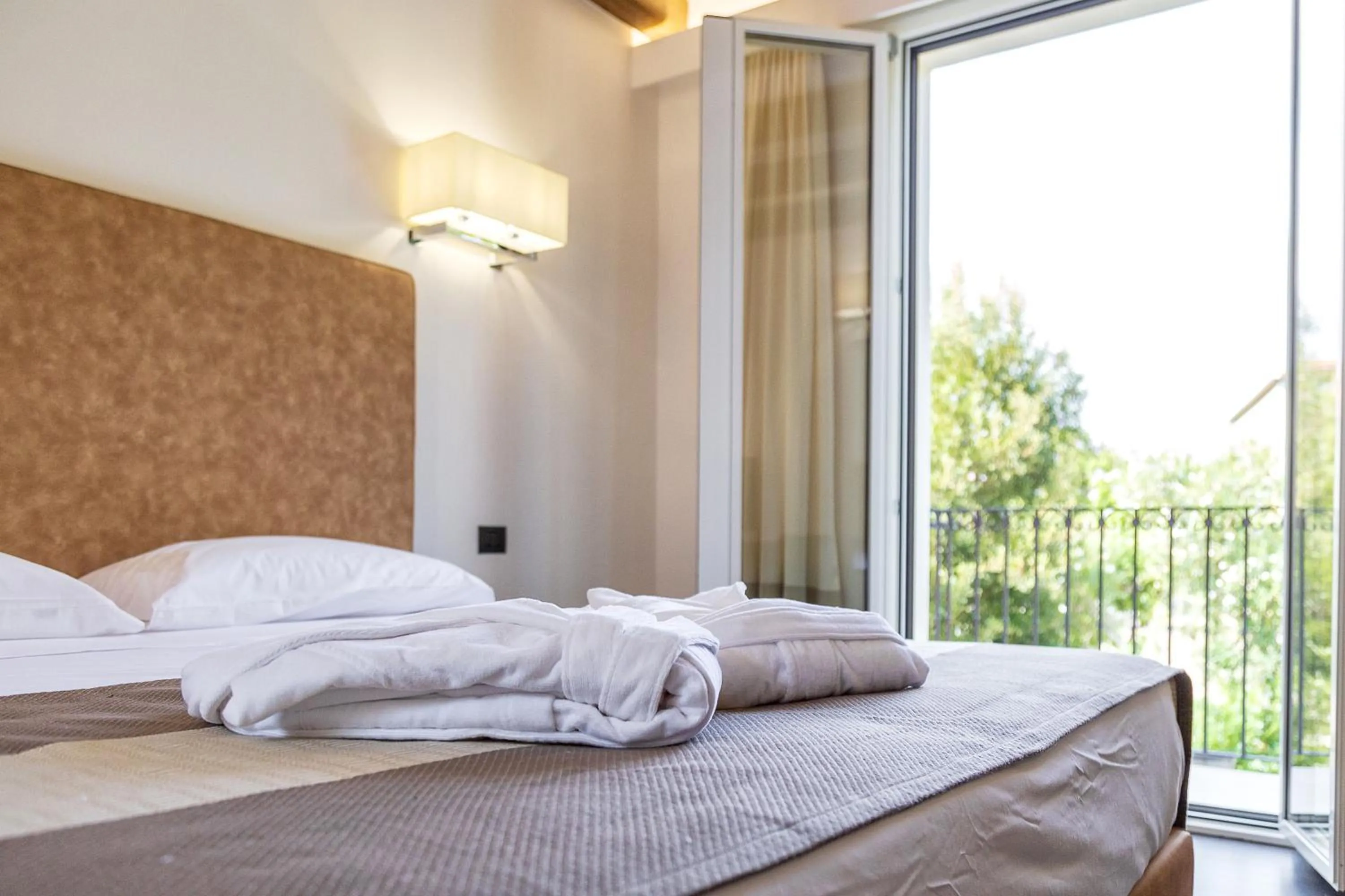 Bed in Raphael Hotel Arbatax