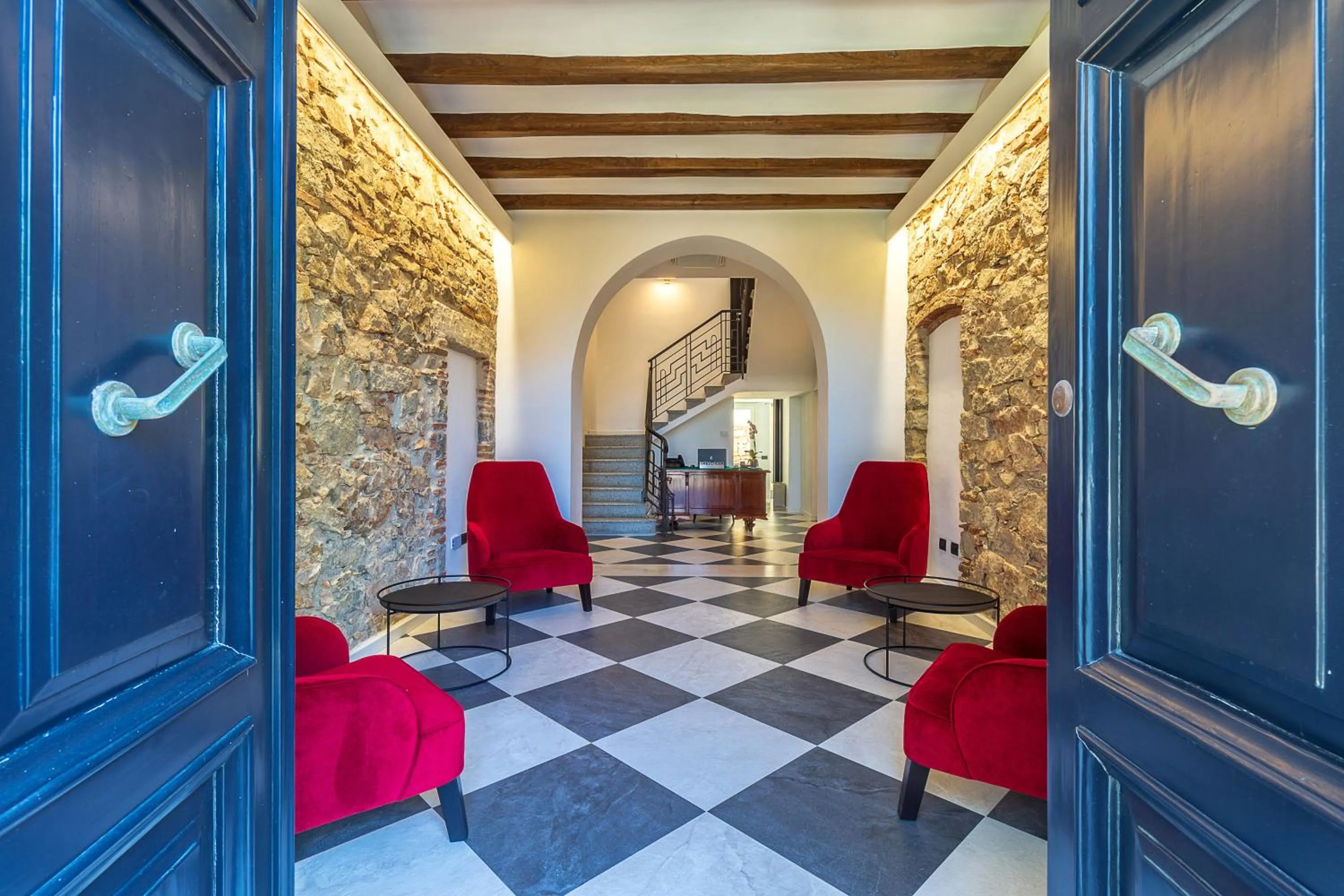 Lobby or reception in Raphael Hotel Arbatax