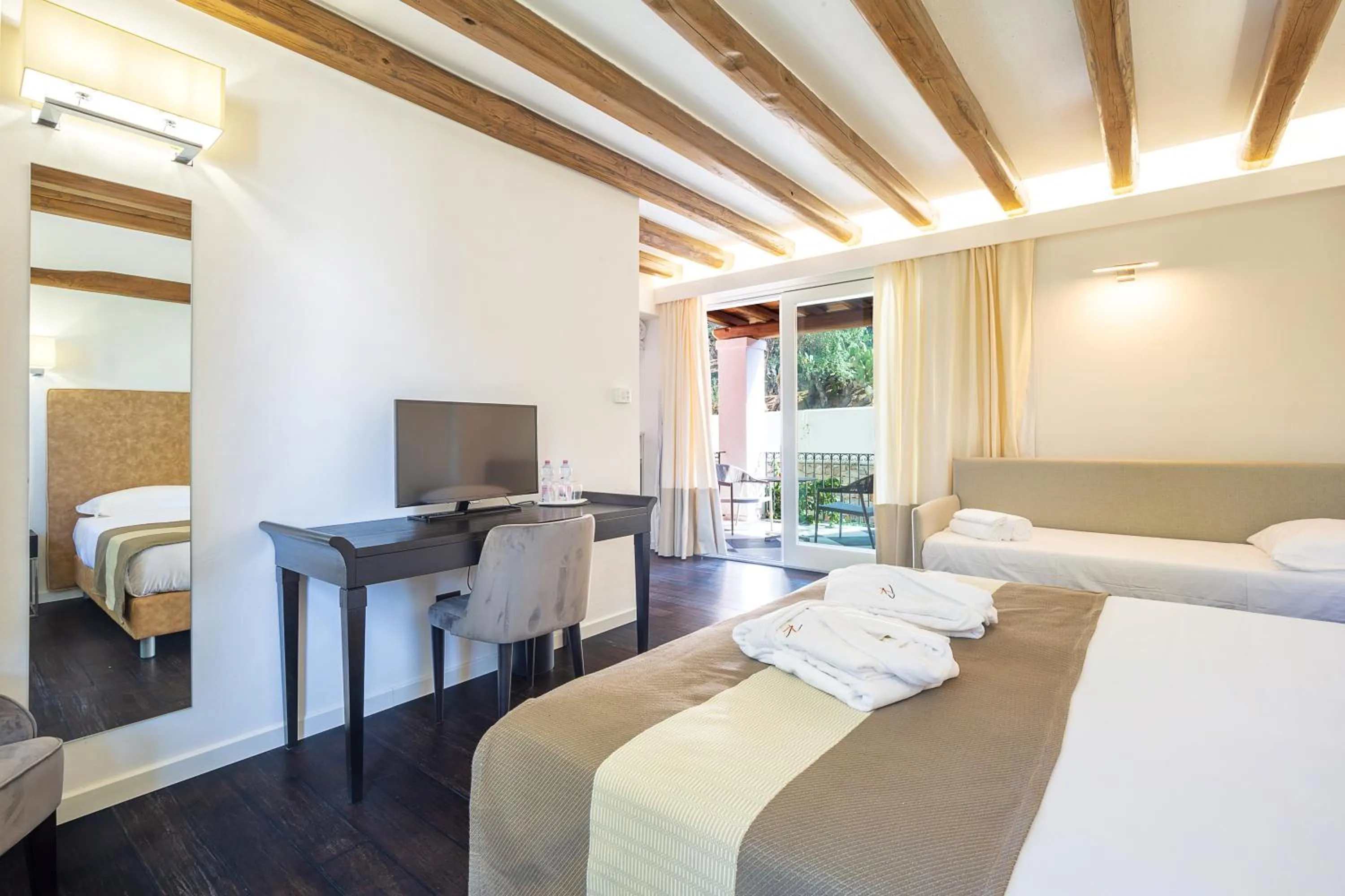 Bed in Raphael Hotel Arbatax