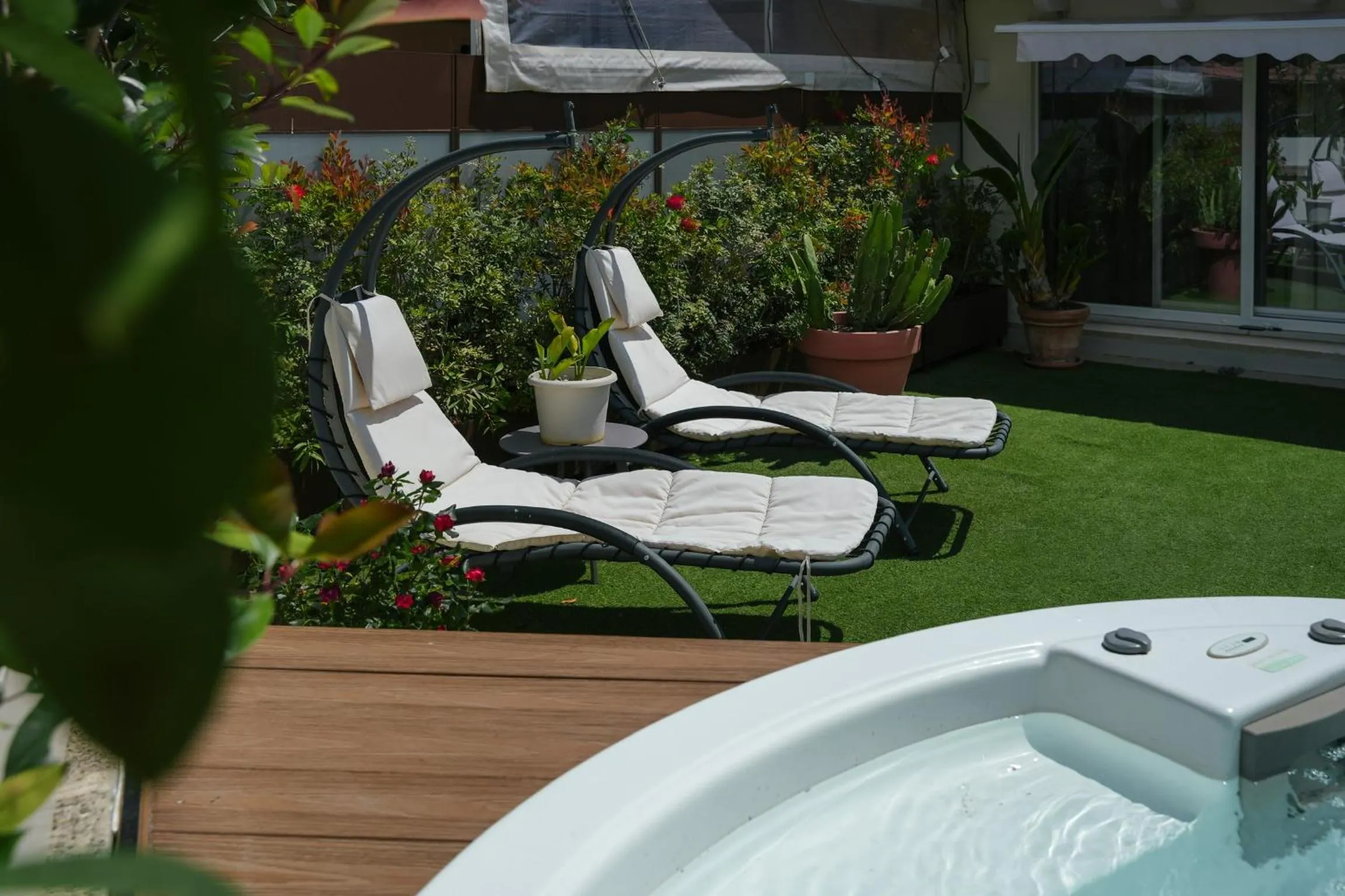 sunbed in San Michele Rooms & Private SPA