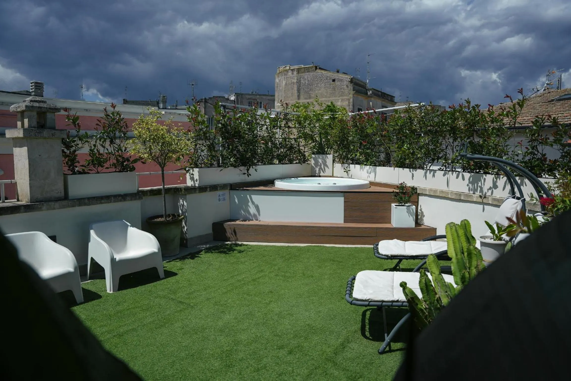 sunbed in San Michele Rooms & Private SPA