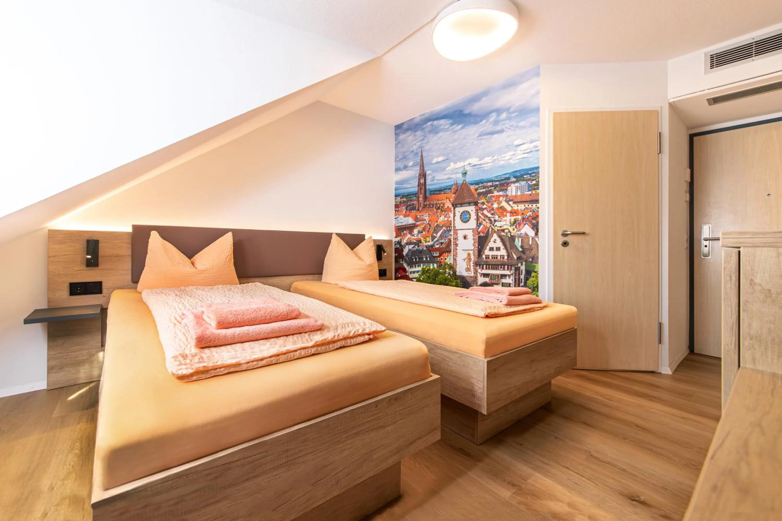 Bed in Hotel Restaurant Fallerhof