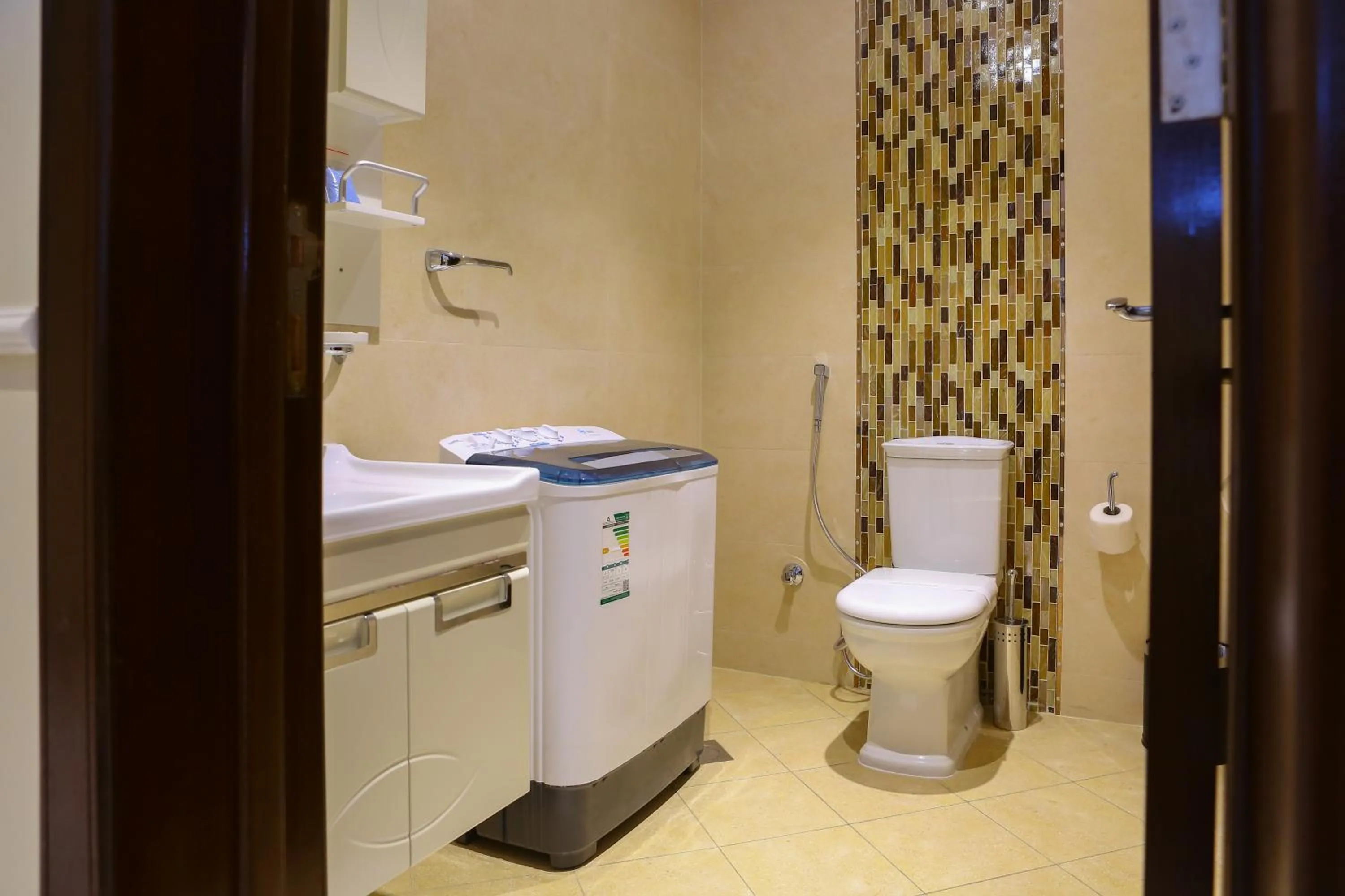 Bathroom in Lotaz Hotel Apartments - Al Salamah