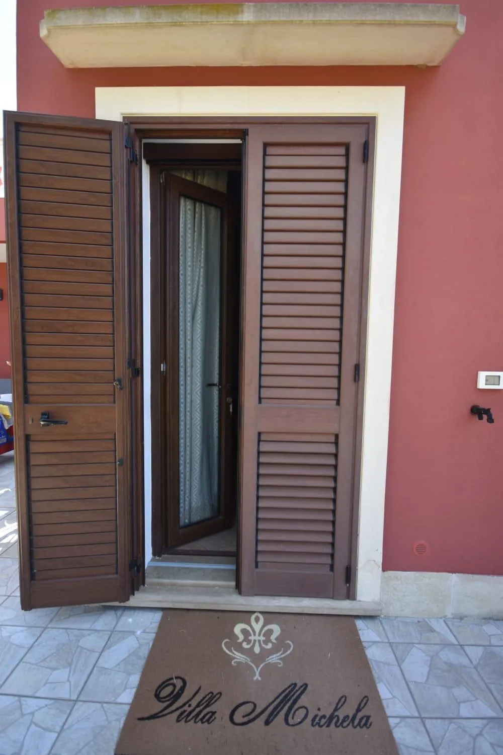 Patio in Bed & Breakfast Villa Michela Alezio