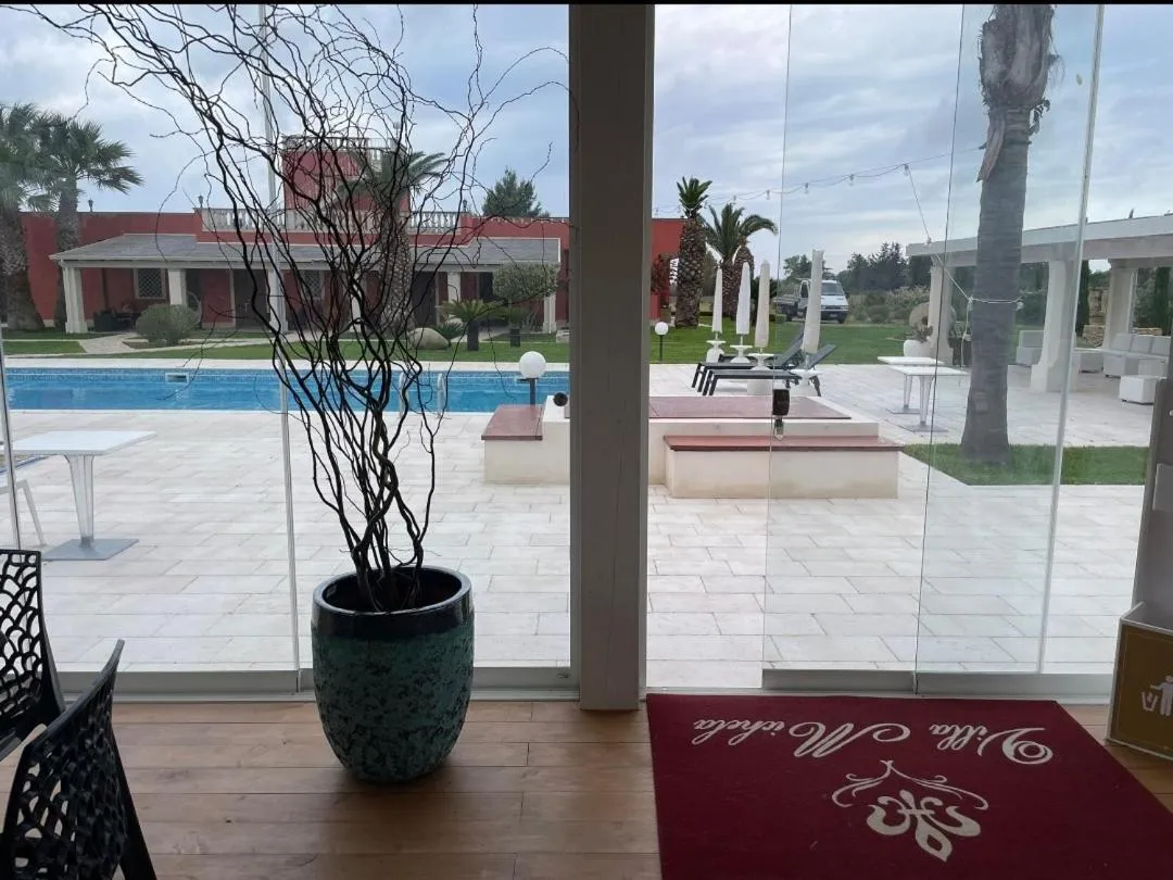 Pool view in Bed & Breakfast Villa Michela Alezio