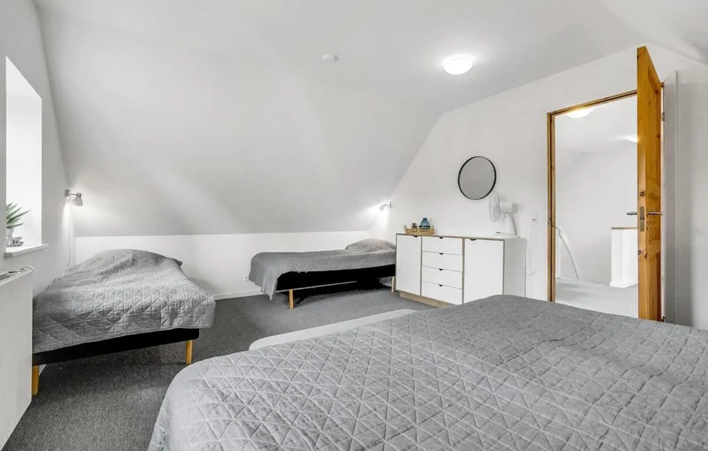 Bed in Skjoldbjerg Garnihotel