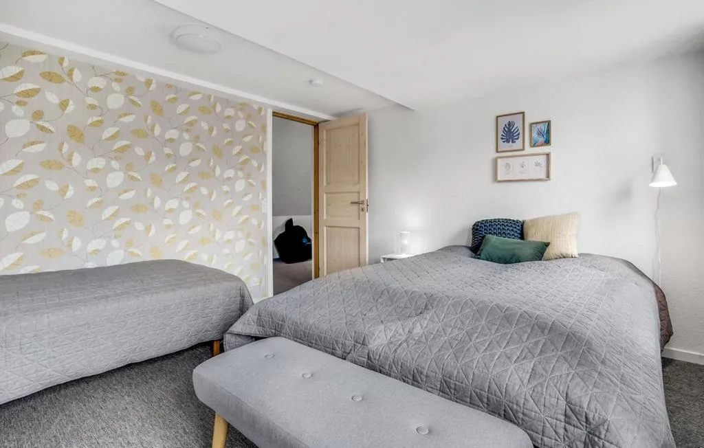 Bed in Skjoldbjerg Garnihotel