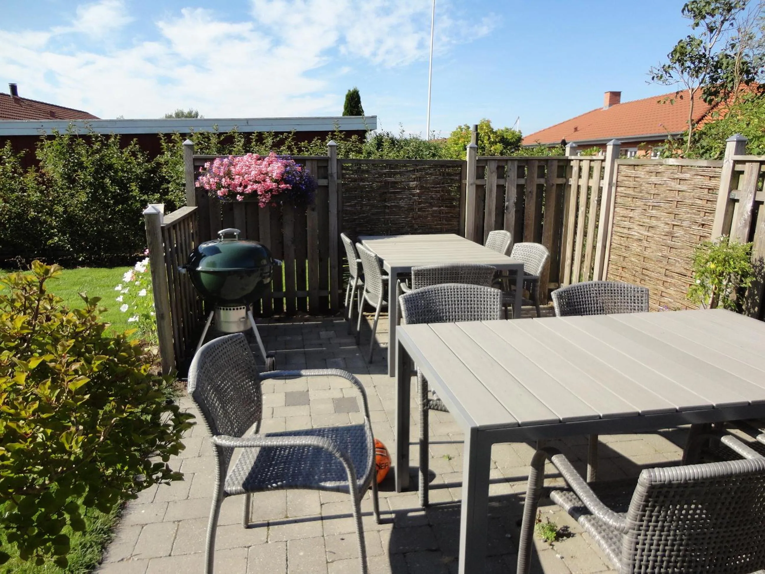 Balcony/Terrace in Skjoldbjerg Garnihotel