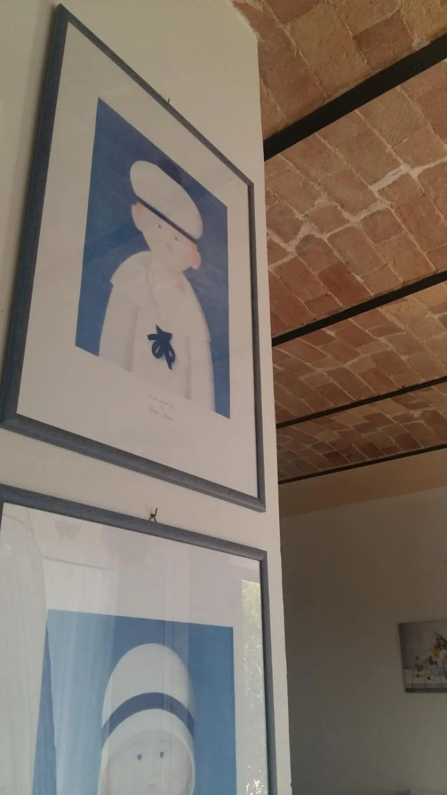 Decorative detail in B&B Villa Melania