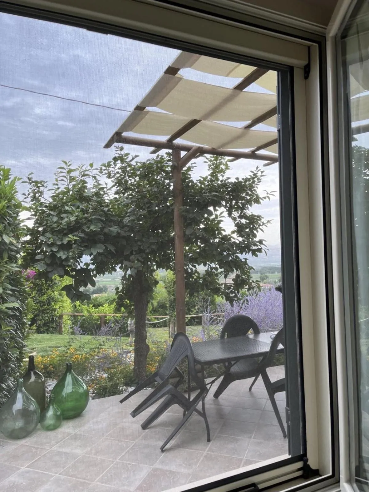 Patio in B&B Villa Melania