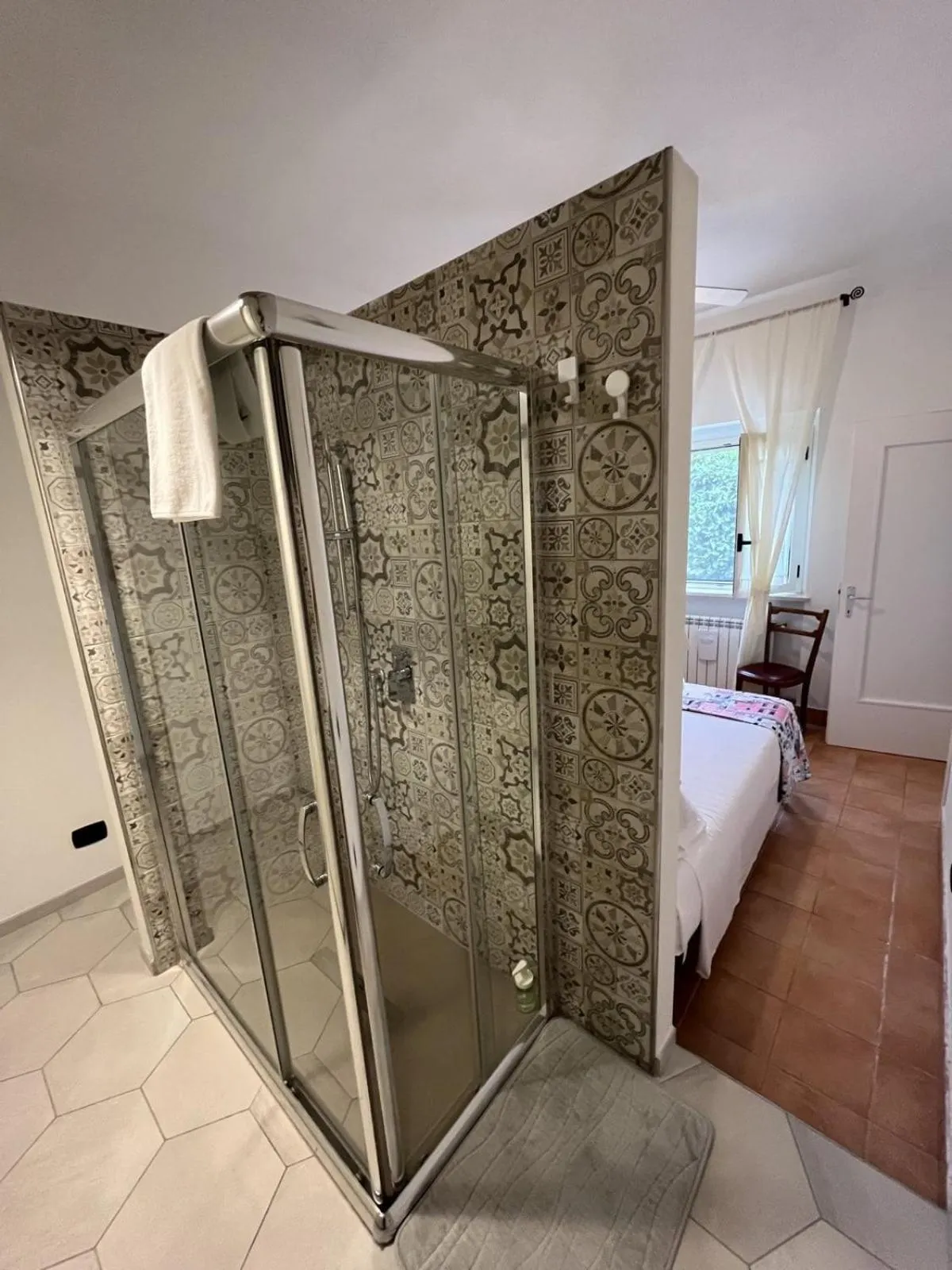Shower in B&B Villa Melania