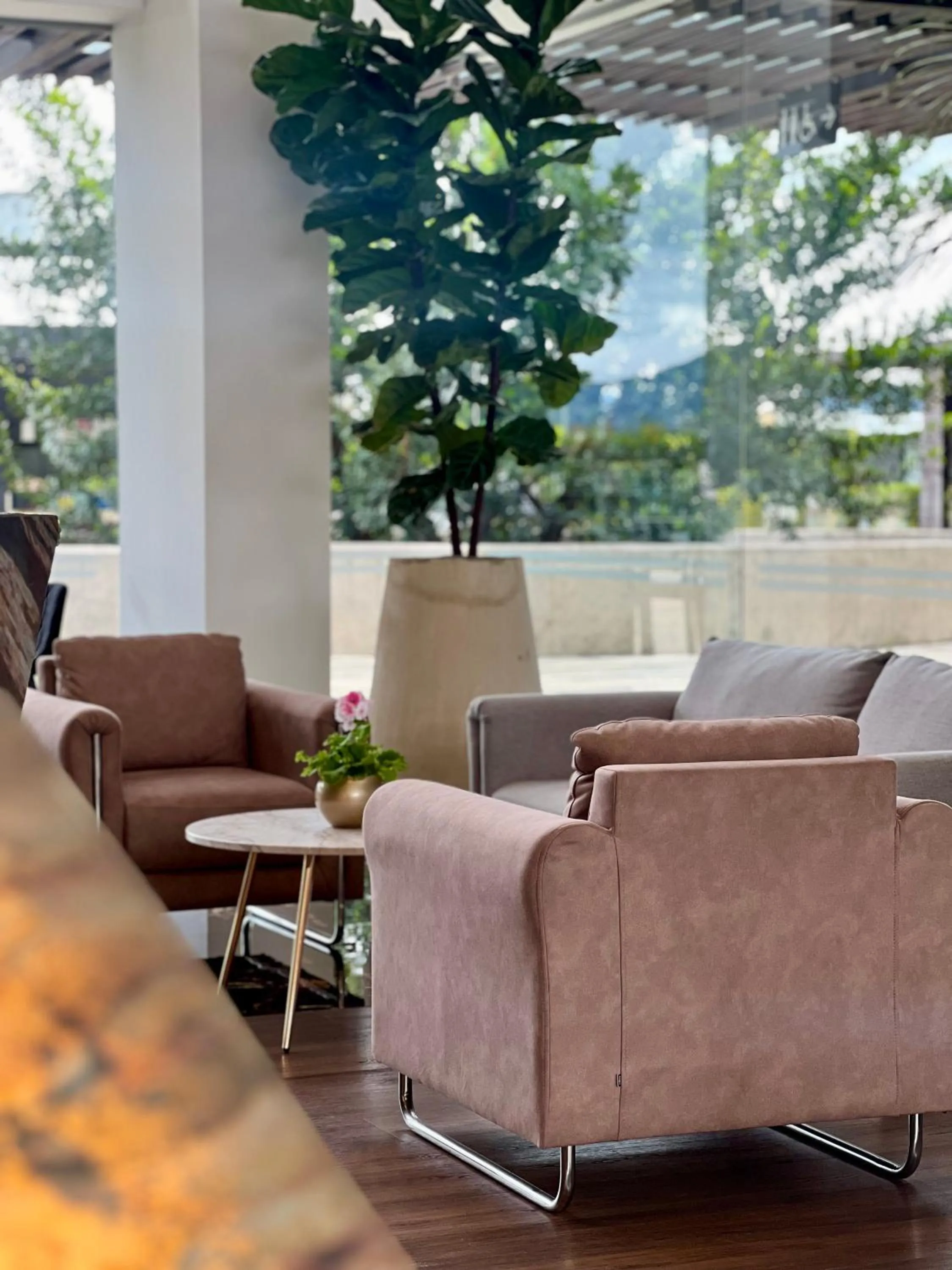 Lobby or reception in Hotel Sabana Park