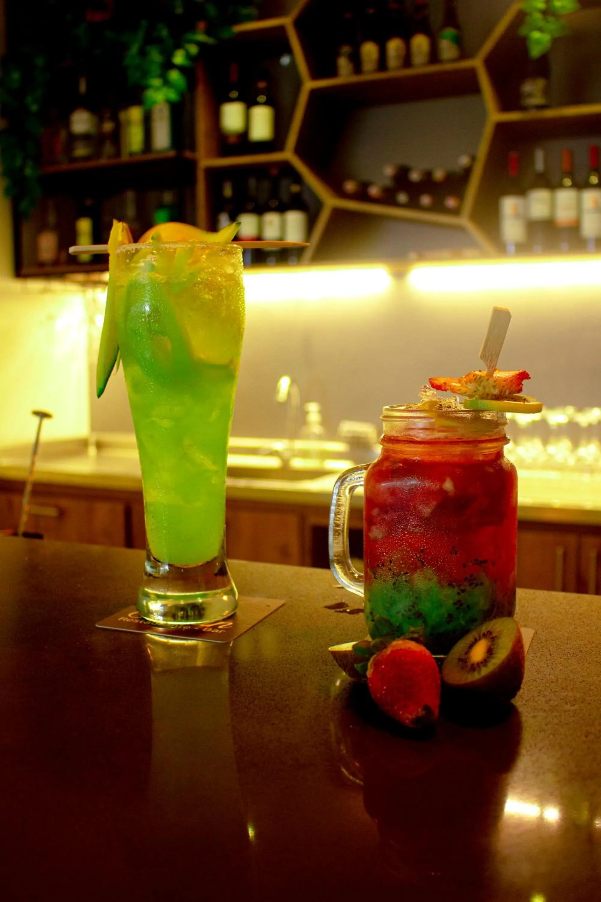 Drinks in EcoHub Hotel Medellin