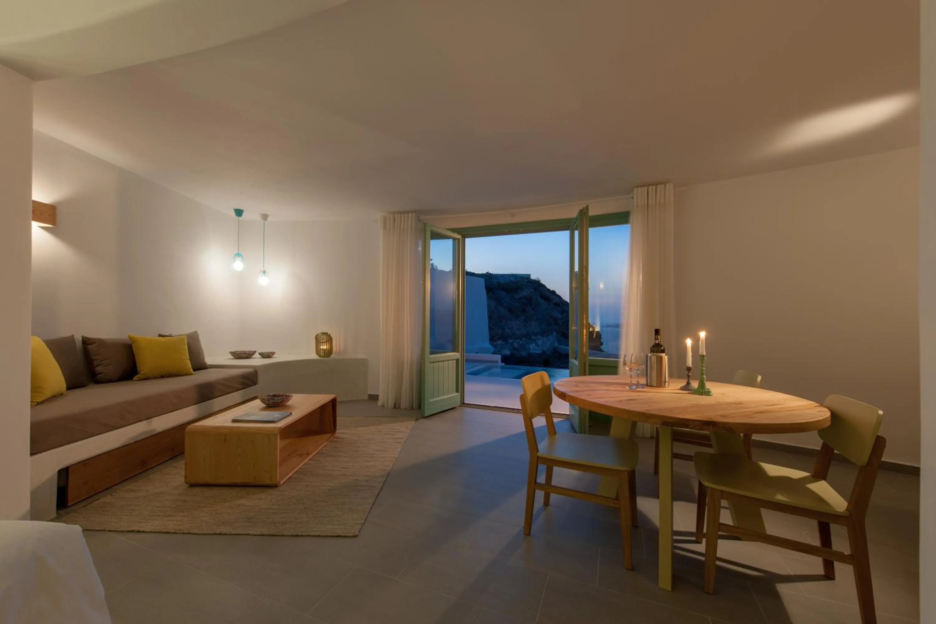 Seating area in Avatar Suites